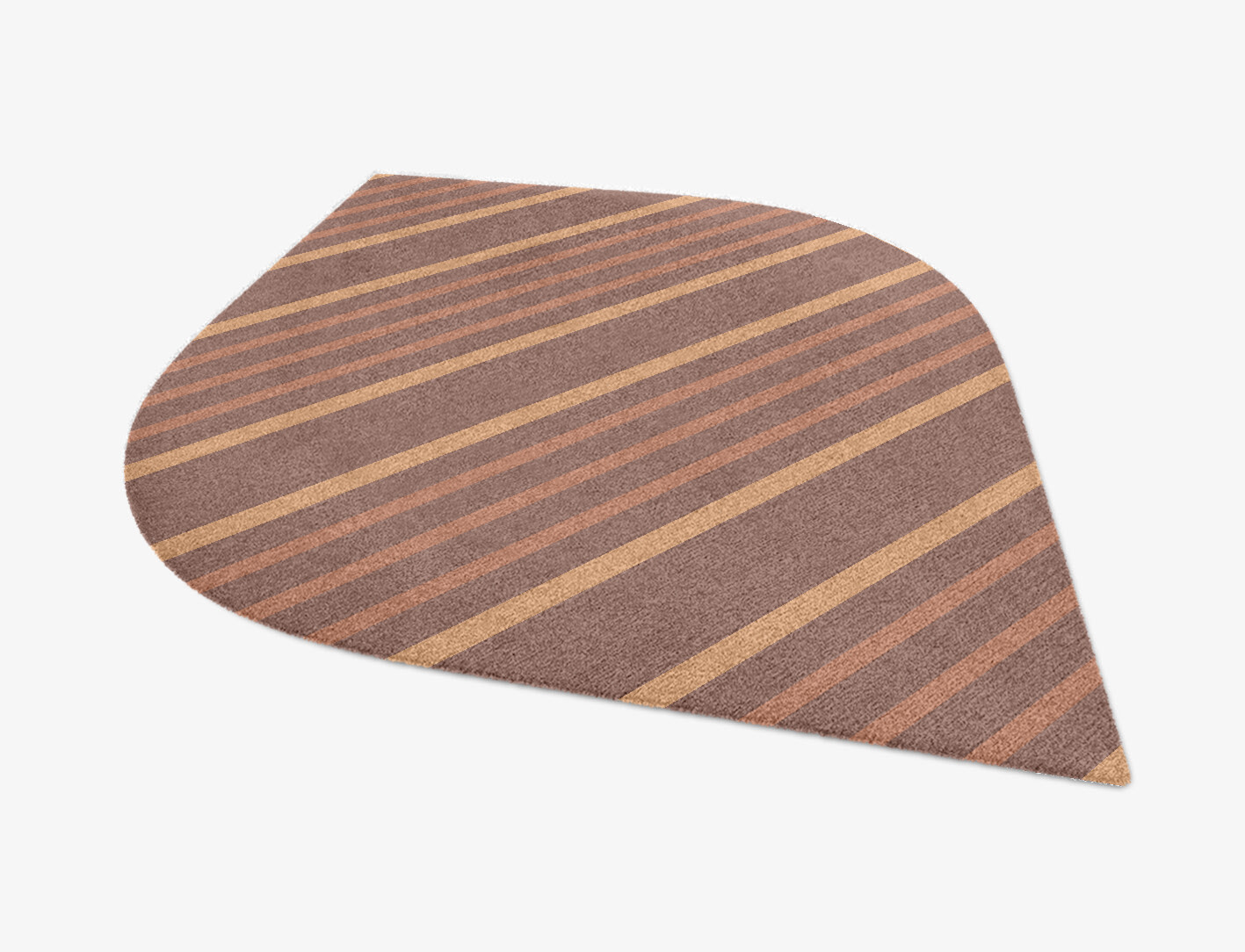 Stretch Minimalist Ogee Hand Knotted Tibetan Wool Custom Rug by Rug Artisan