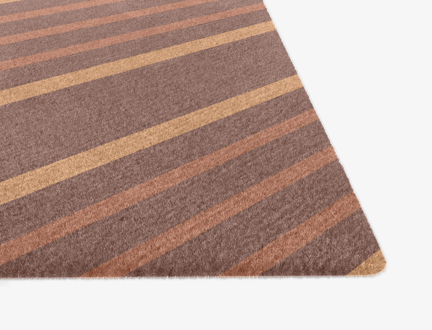 Stretch Minimalist Ogee Hand Knotted Tibetan Wool Custom Rug by Rug Artisan