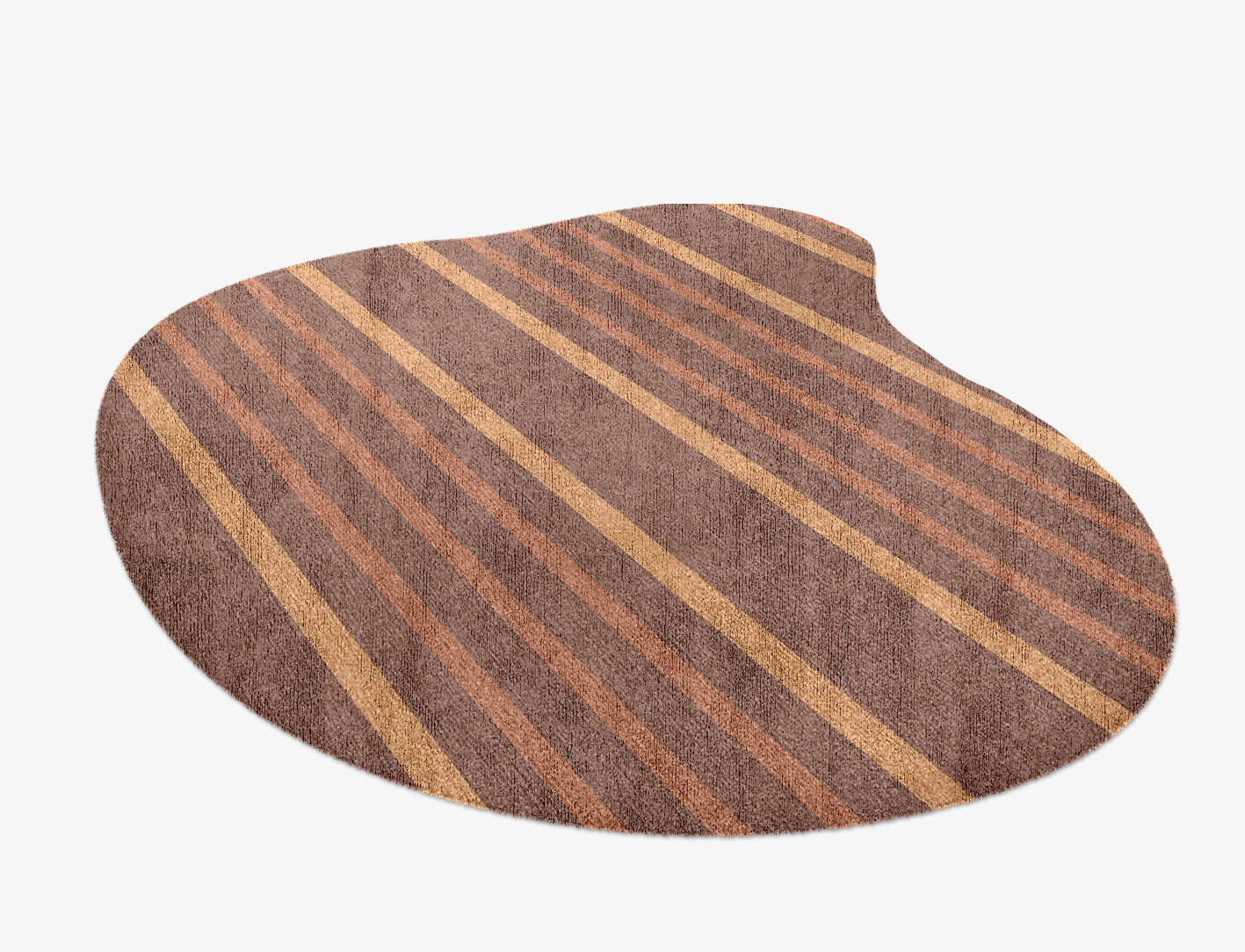Stretch Minimalist Splash Hand Knotted Bamboo Silk Custom Rug by Rug Artisan