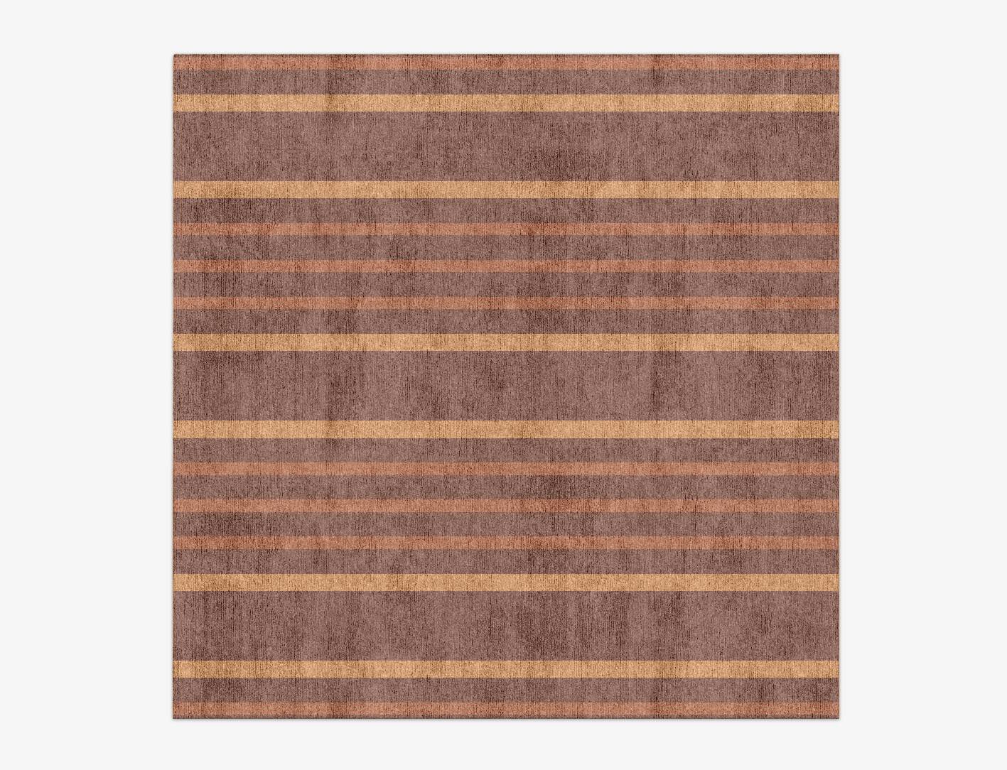 Stretch Minimalist Square Hand Knotted Bamboo Silk Custom Rug by Rug Artisan