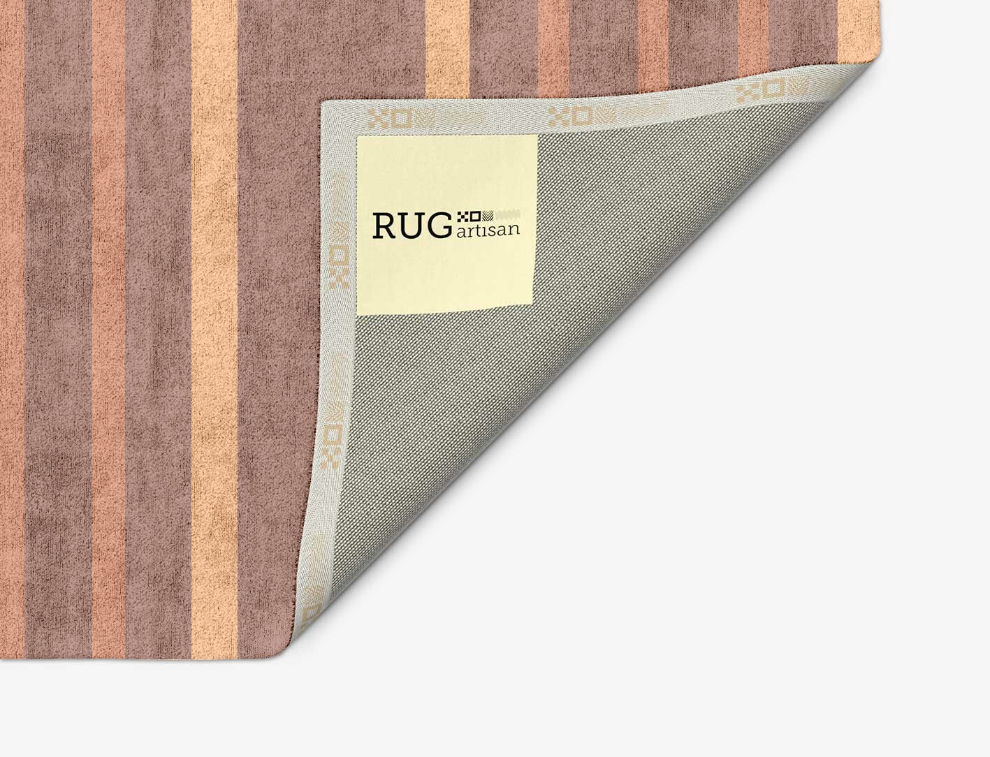Stretch Minimalist Arch Hand Tufted Bamboo Silk Custom Rug by Rug Artisan