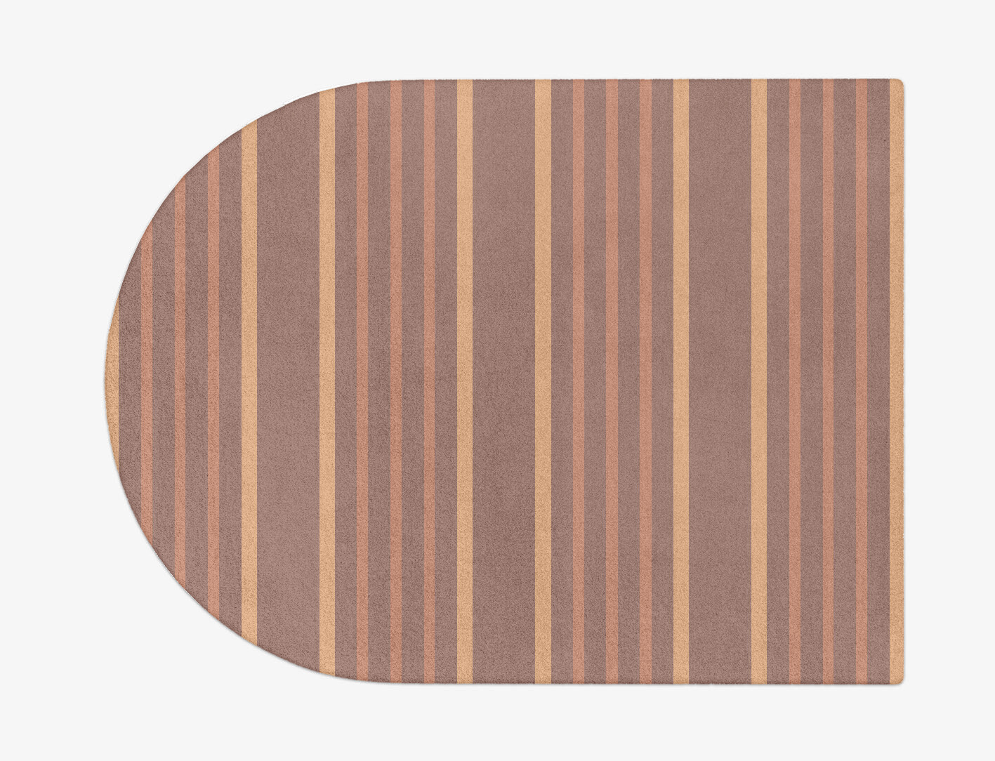 Stretch Minimalist Arch Hand Tufted Pure Wool Custom Rug by Rug Artisan