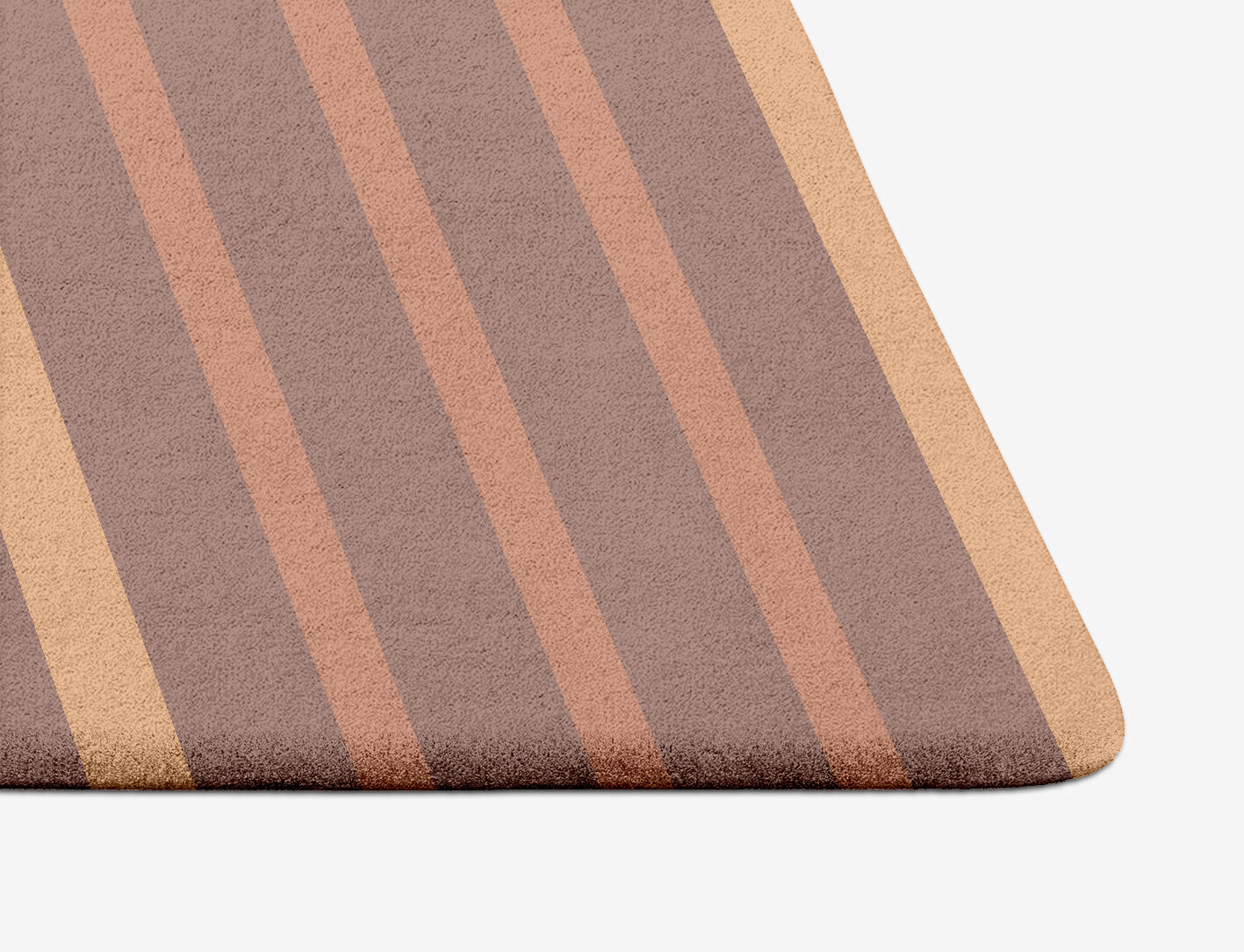 Stretch Minimalist Arch Hand Tufted Pure Wool Custom Rug by Rug Artisan