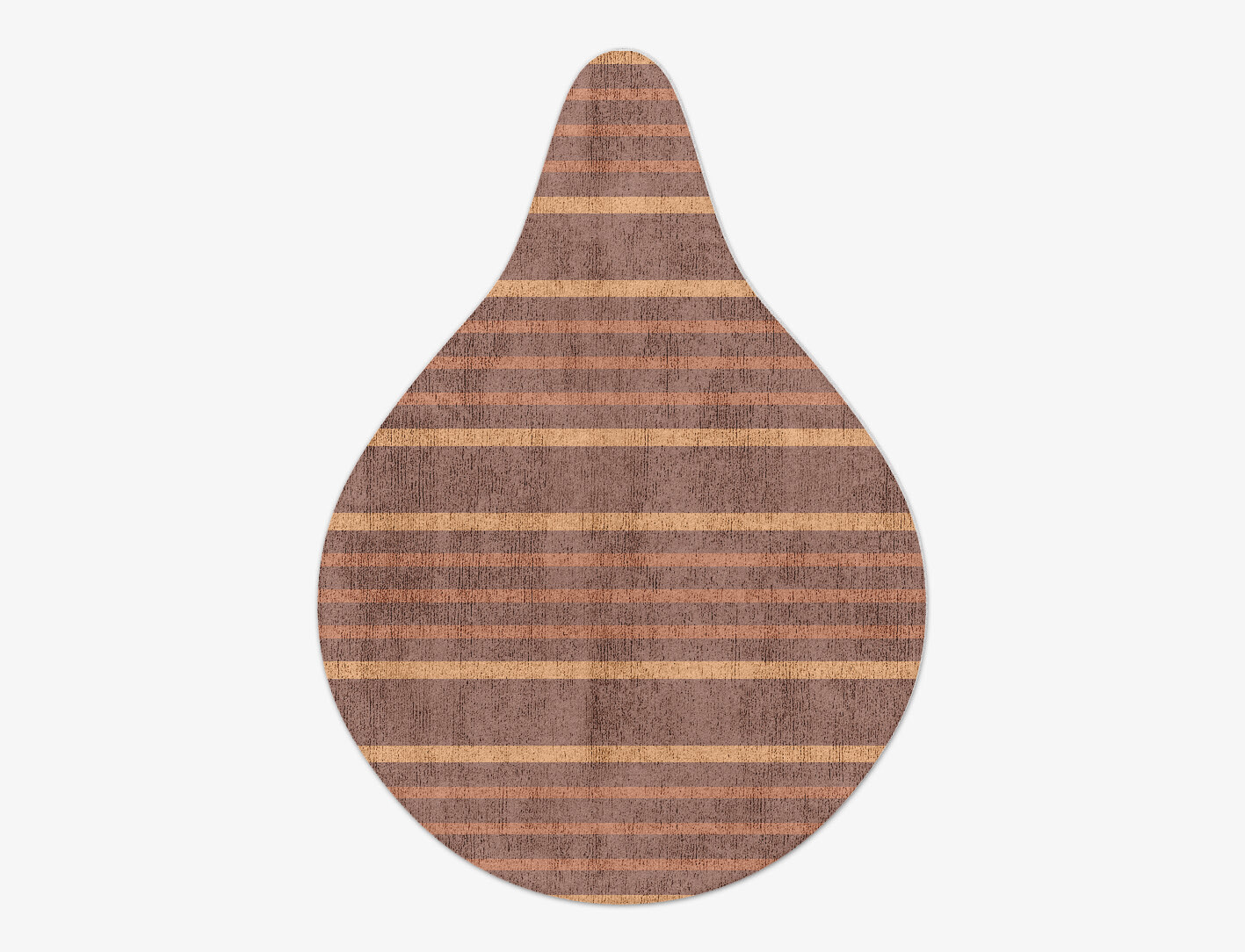 Stretch Minimalist Drop Hand Tufted Bamboo Silk Custom Rug by Rug Artisan