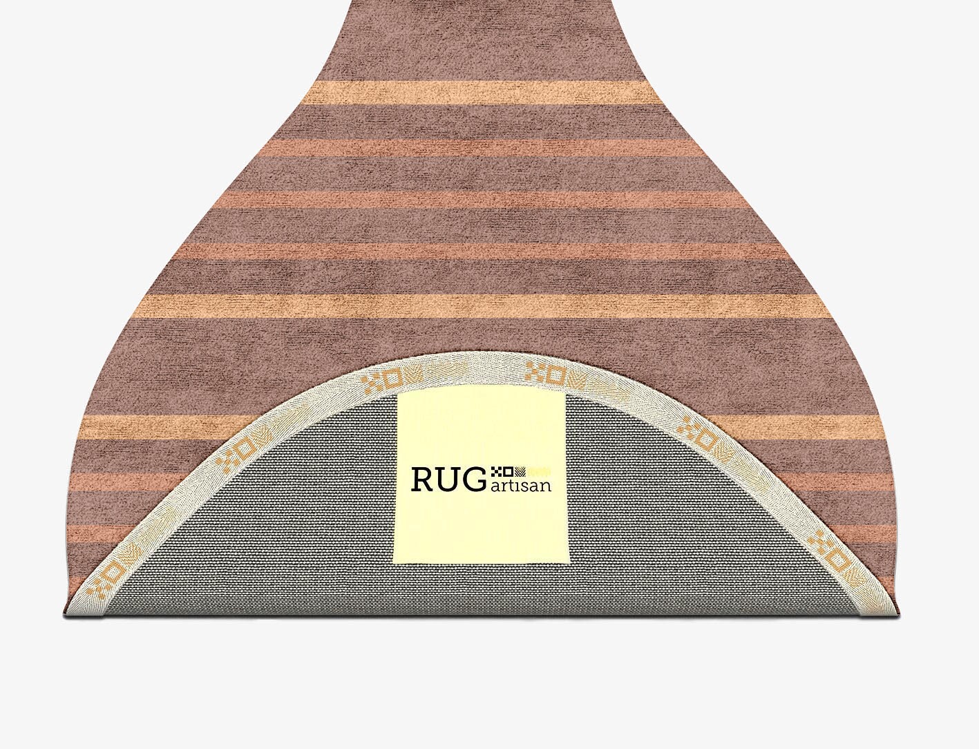 Stretch Minimalist Drop Hand Tufted Bamboo Silk Custom Rug by Rug Artisan