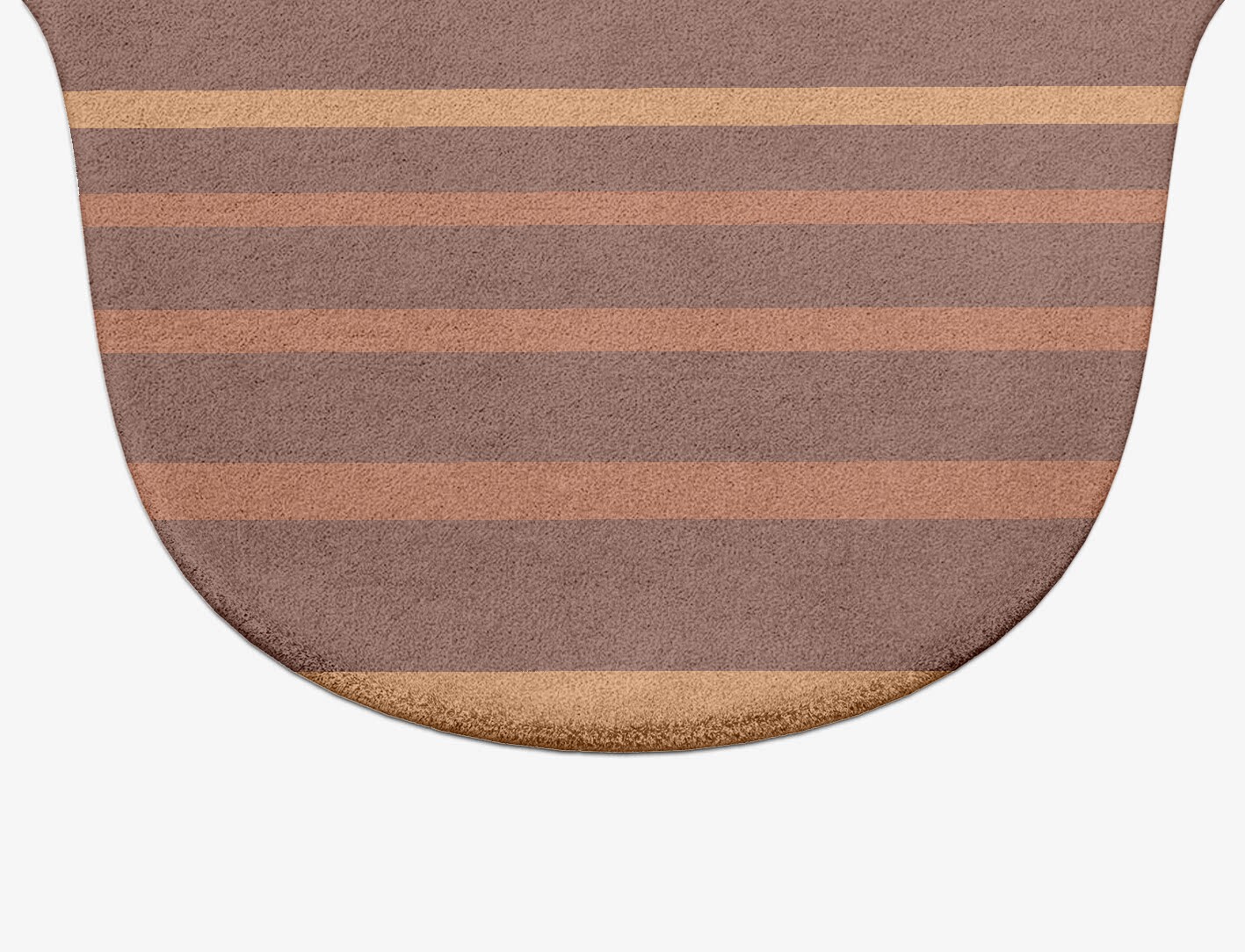 Stretch Minimalist Drop Hand Tufted Pure Wool Custom Rug by Rug Artisan