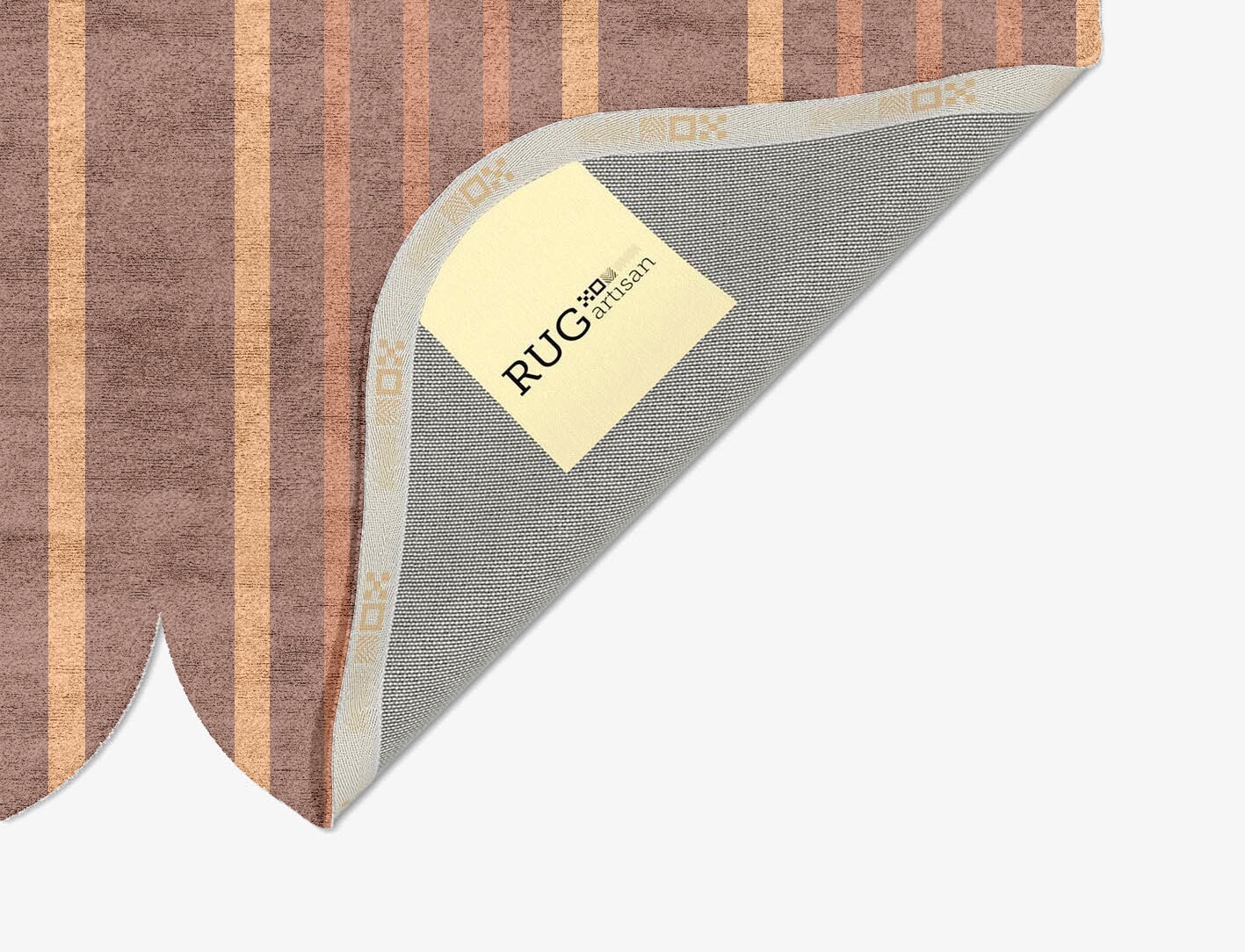 Stretch Minimalist Eight Hand Tufted Bamboo Silk Custom Rug by Rug Artisan