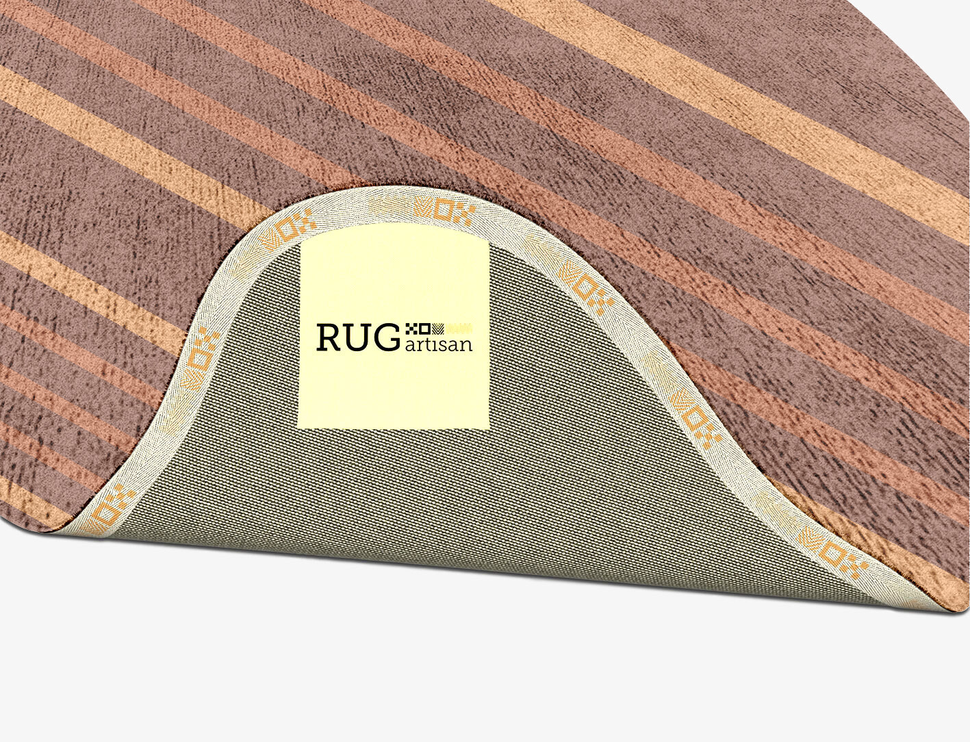 Stretch Minimalist Splash Hand Tufted Bamboo Silk Custom Rug by Rug Artisan