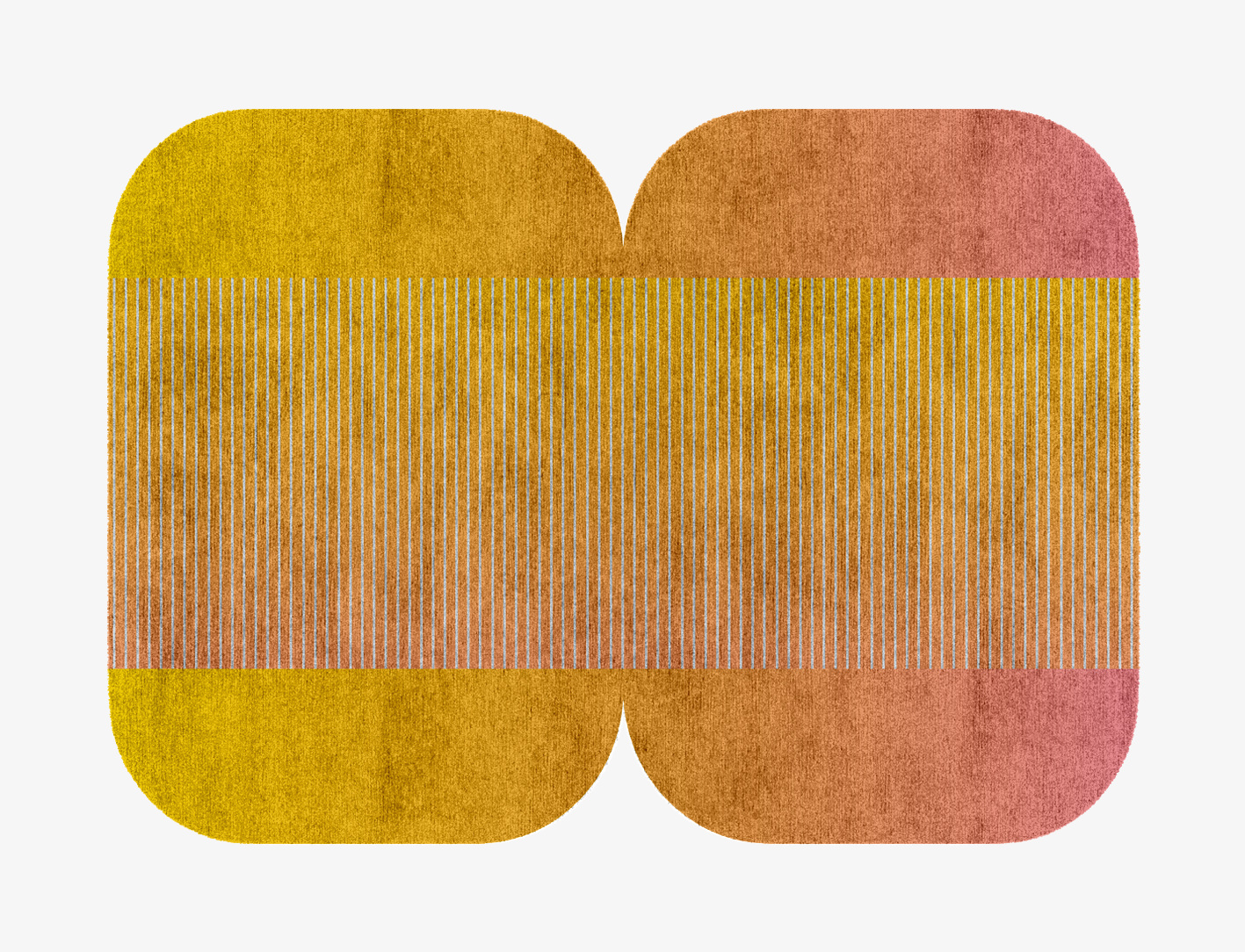 Stria Ombre Eight Hand Knotted Bamboo Silk Custom Rug by Rug Artisan