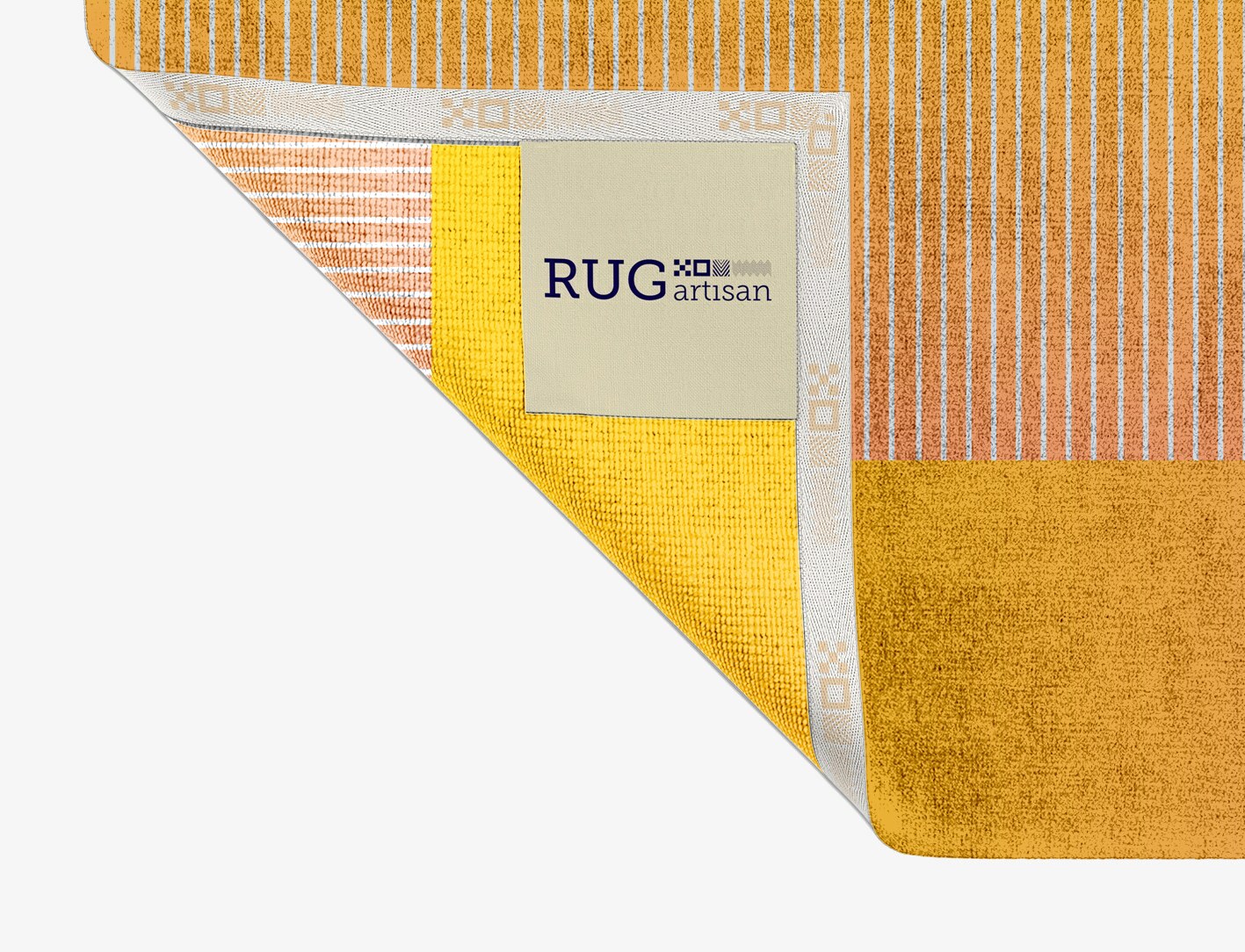 Stria Ombre Rectangle Hand Knotted Bamboo Silk Custom Rug by Rug Artisan