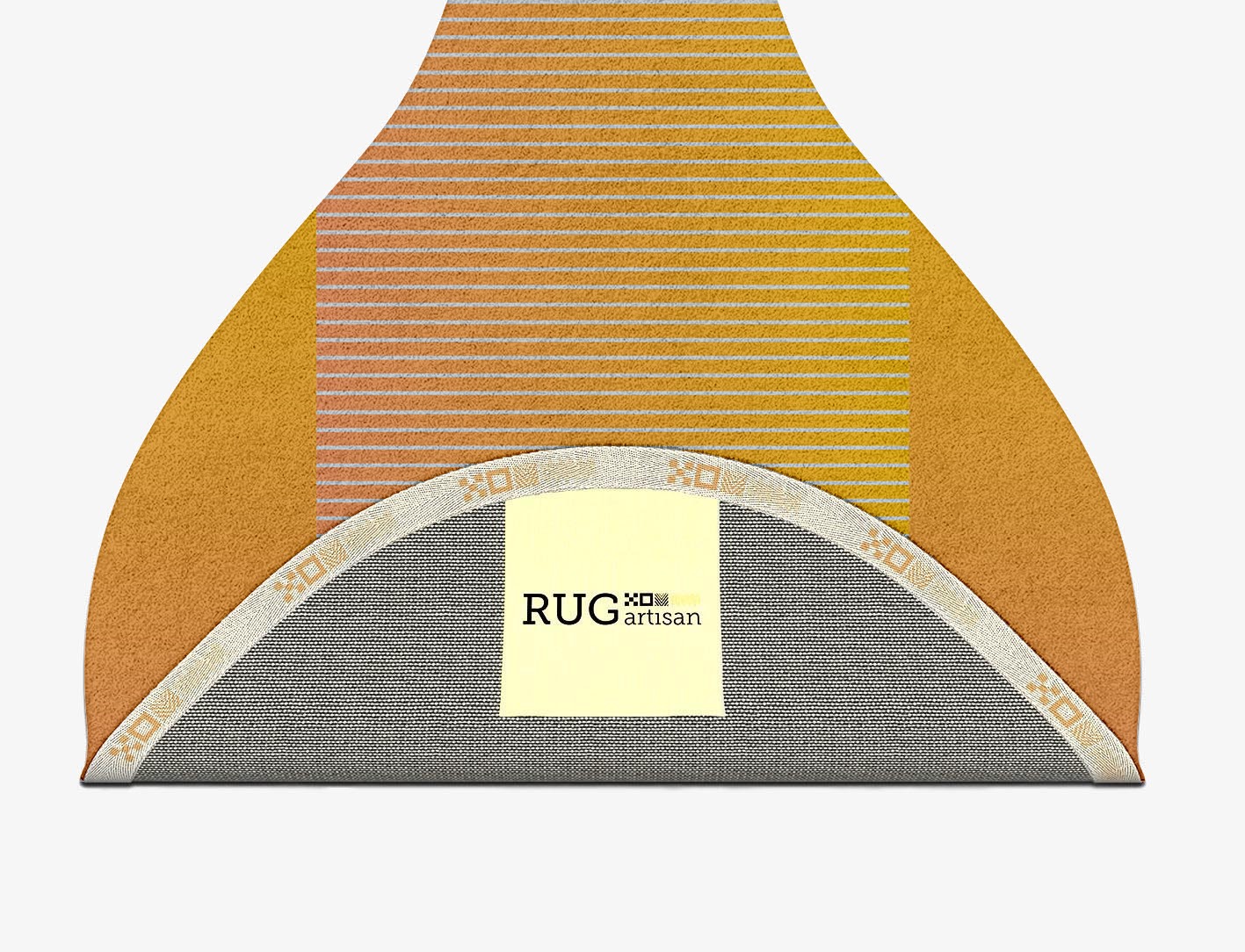Stria Ombre Drop Hand Tufted Pure Wool Custom Rug by Rug Artisan