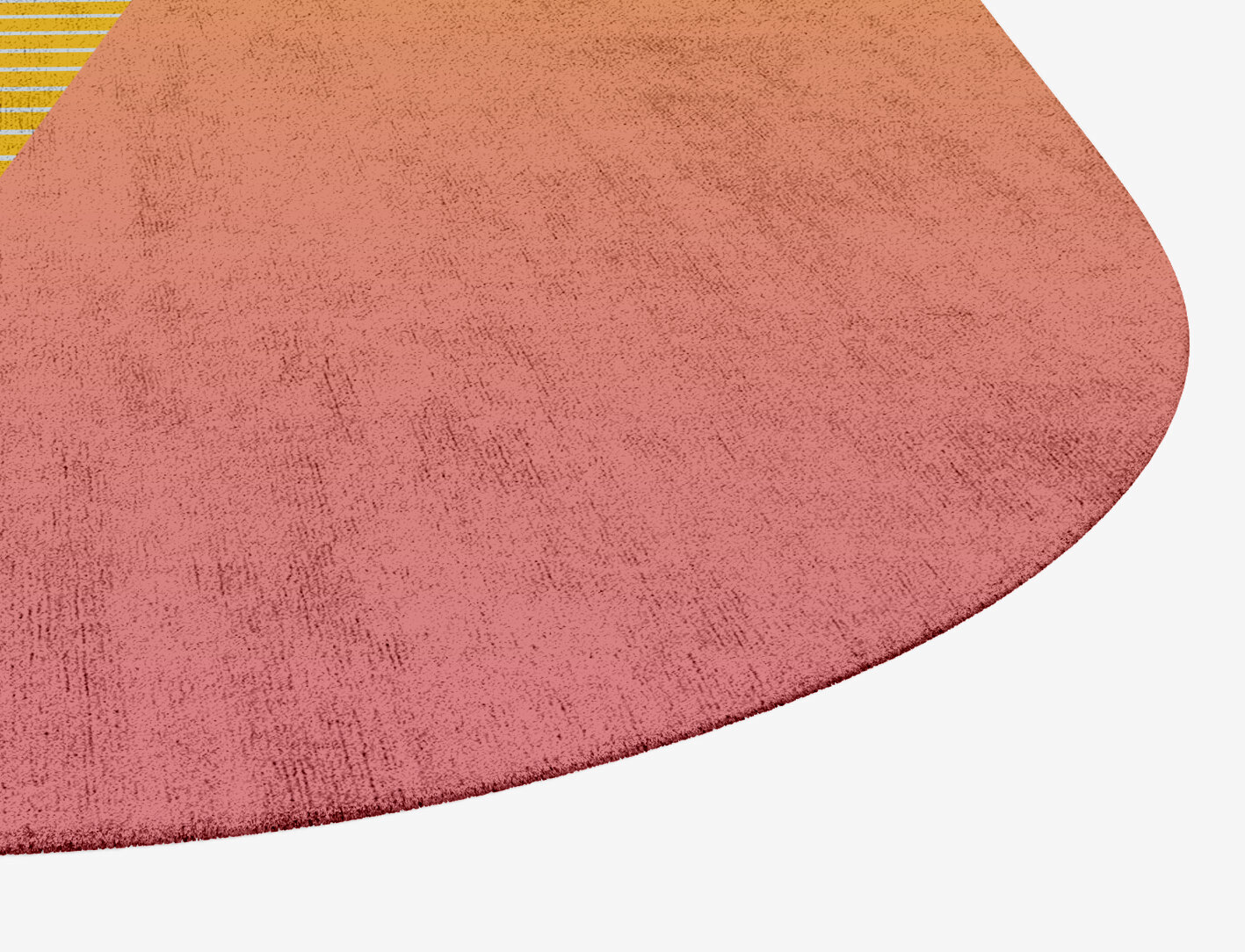 Stria Ombre Eight Hand Tufted Bamboo Silk Custom Rug by Rug Artisan