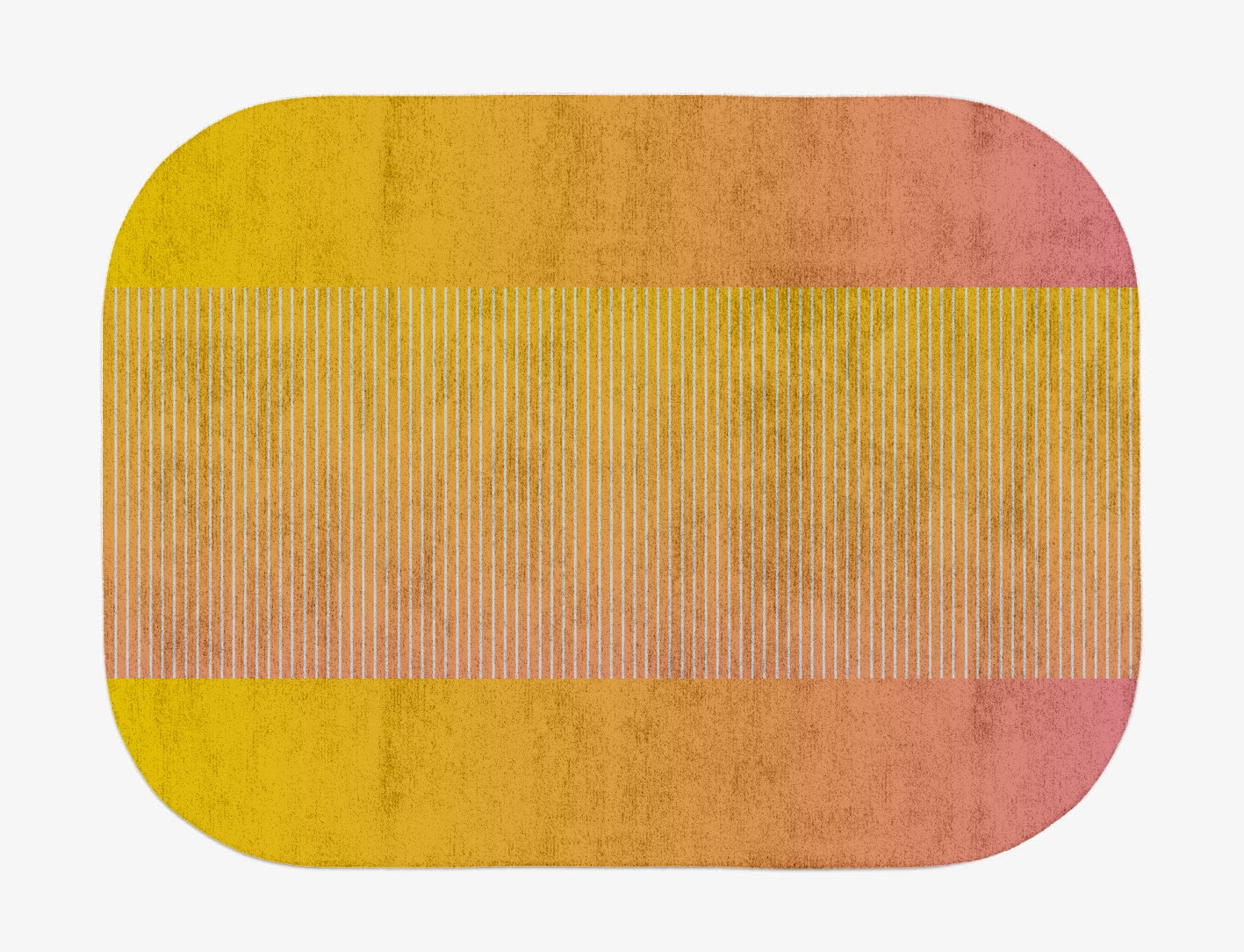 Stria Ombre Oblong Hand Tufted Bamboo Silk Custom Rug by Rug Artisan