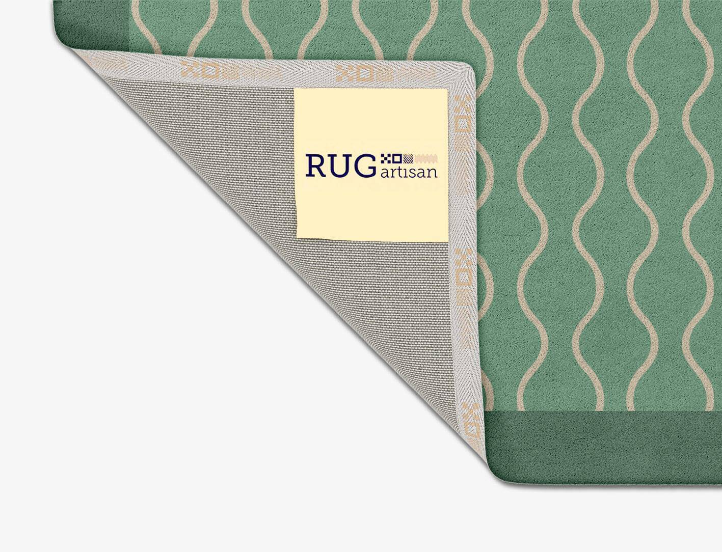 Strings Geometric Square Hand Tufted Pure Wool Custom Rug by Rug Artisan