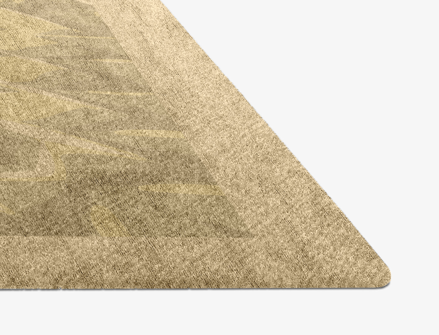 Strip Folding Origami Diamond Hand Knotted Bamboo Silk Custom Rug by Rug Artisan