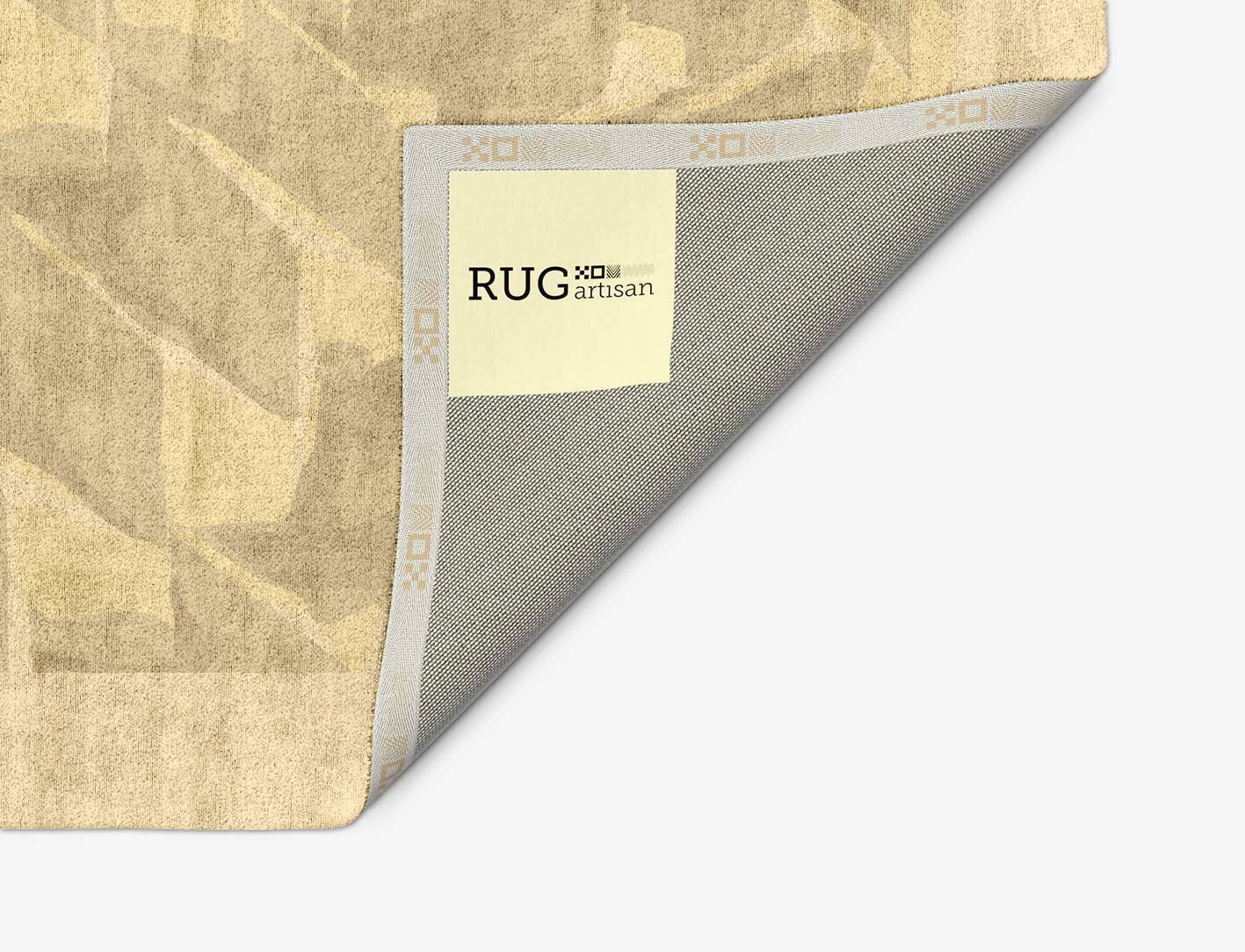 Strip Folding Origami Arch Hand Tufted Bamboo Silk Custom Rug by Rug Artisan