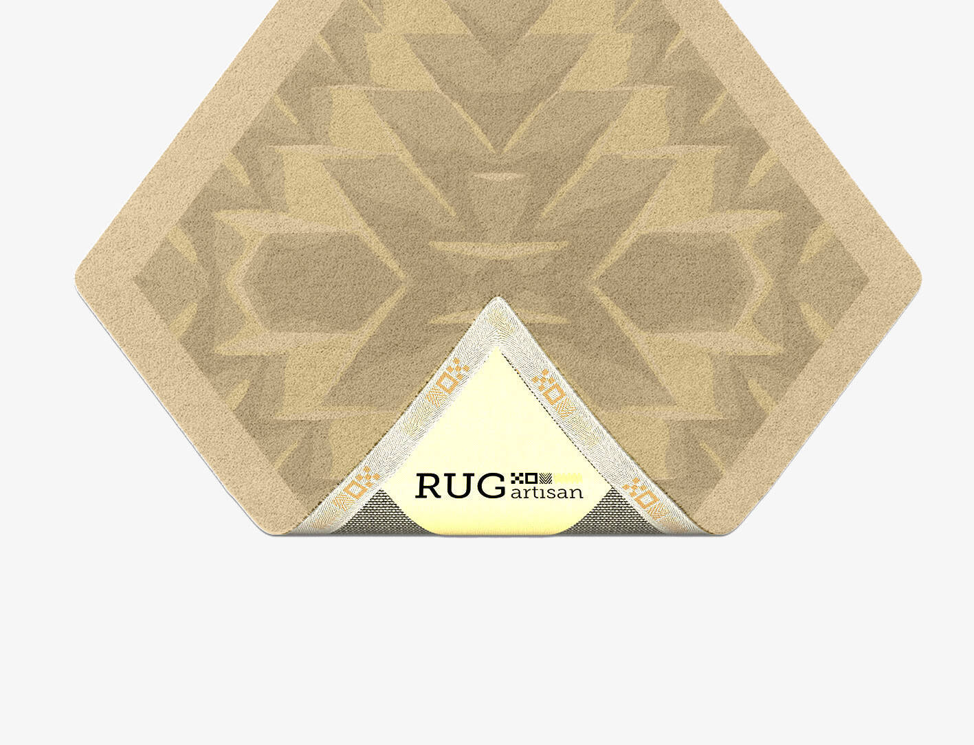 Strip Folding Origami Diamond Hand Tufted Pure Wool Custom Rug by Rug Artisan