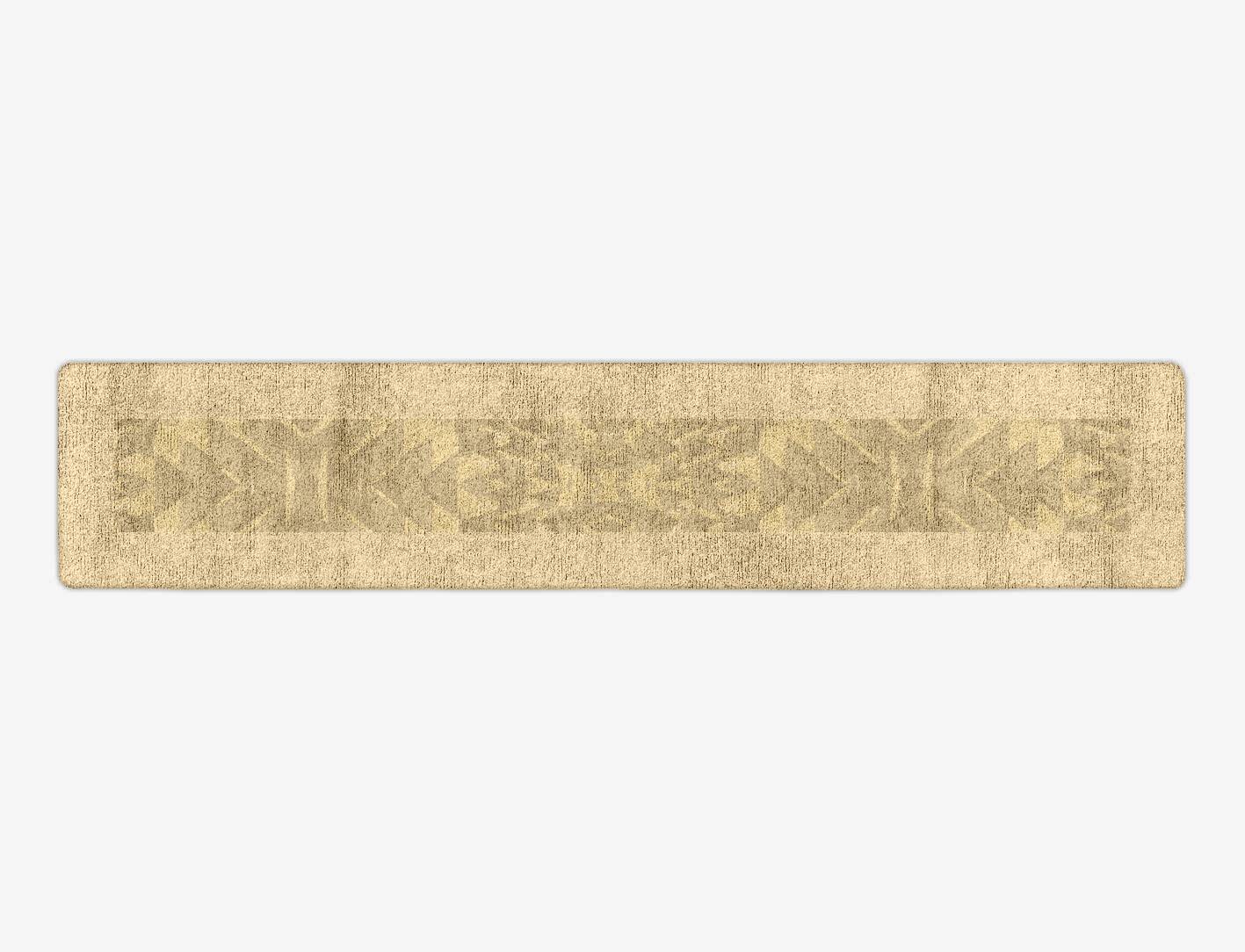 Strip Folding Origami Runner Hand Tufted Bamboo Silk Custom Rug by Rug Artisan