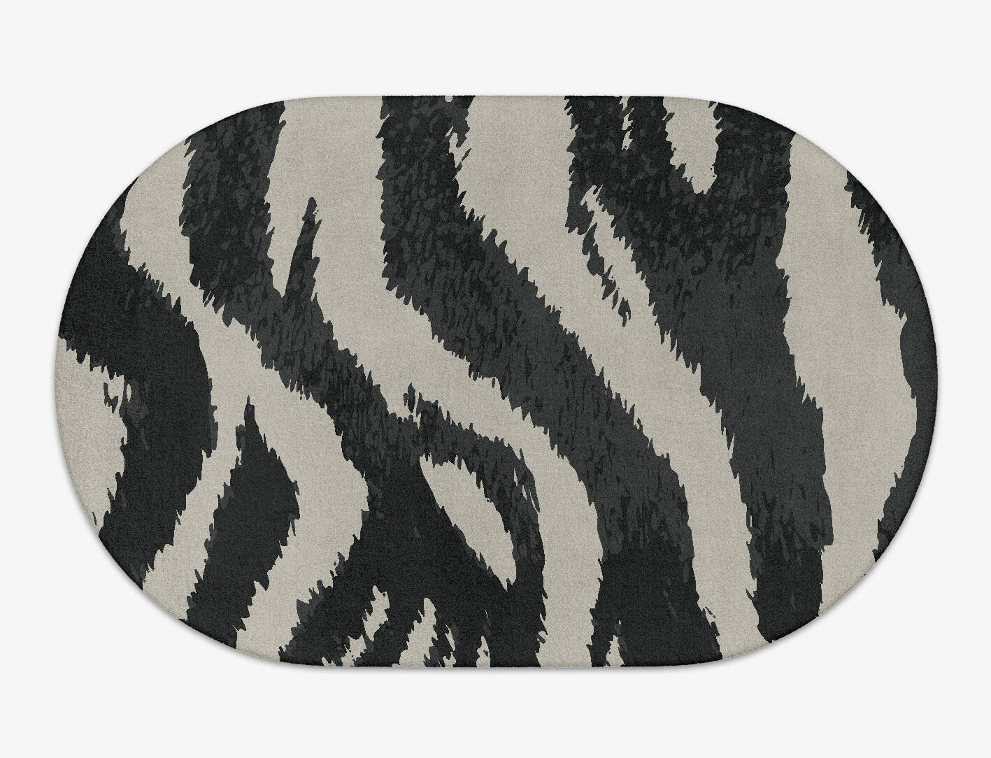Striped Tapir Animal Prints Capsule Hand Tufted Pure Wool Custom Rug by Rug Artisan