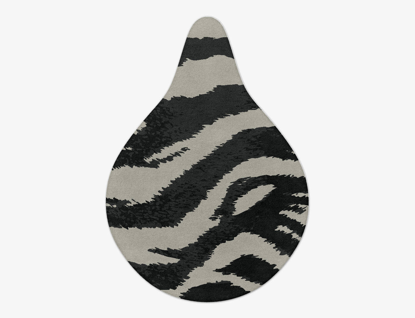 Striped Tapir Animal Prints Drop Hand Tufted Pure Wool Custom Rug by Rug Artisan