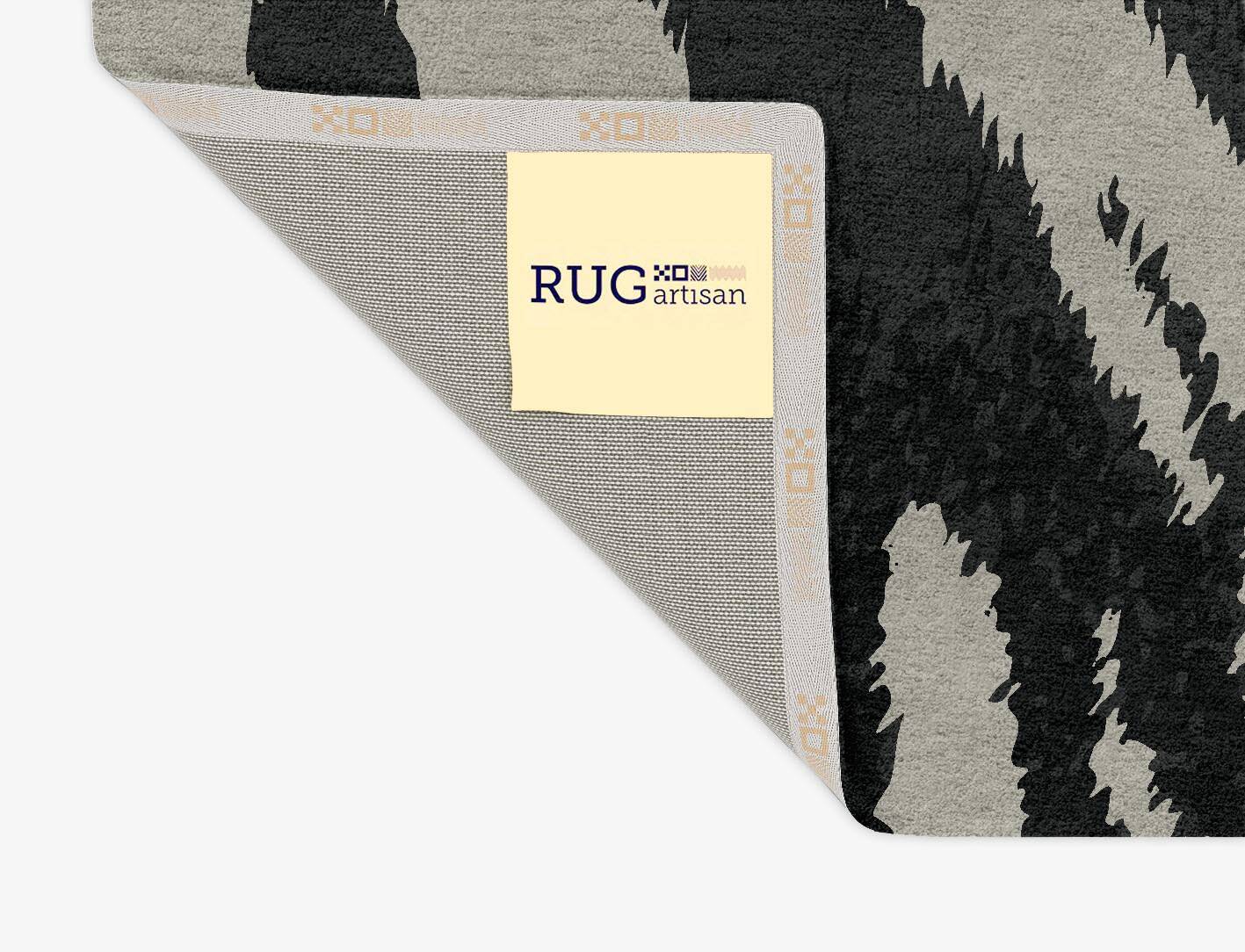Striped Tapir Animal Prints Rectangle Hand Tufted Pure Wool Custom Rug by Rug Artisan