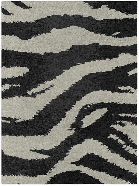 Striped Tapir Animal Prints Rectangle Hand Tufted Pure Wool Custom Rug by Rug Artisan