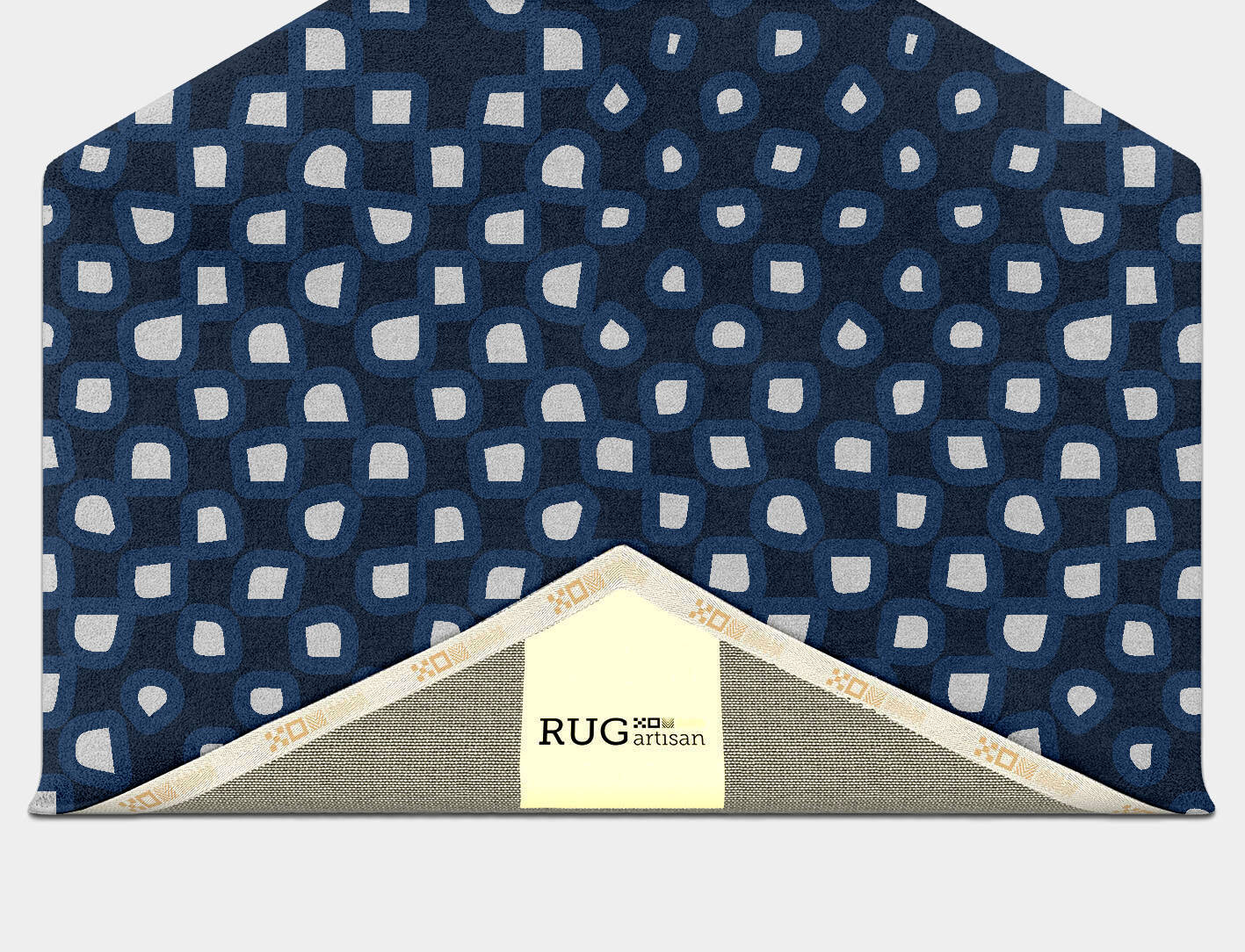 Sue Batik Hexagon Hand Tufted Pure Wool Custom Rug by Rug Artisan