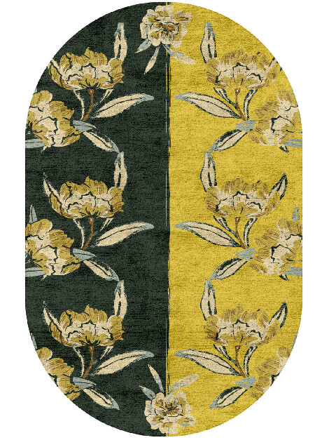 Summer Floral Capsule Hand Tufted Bamboo Silk Custom Rug by Rug Artisan