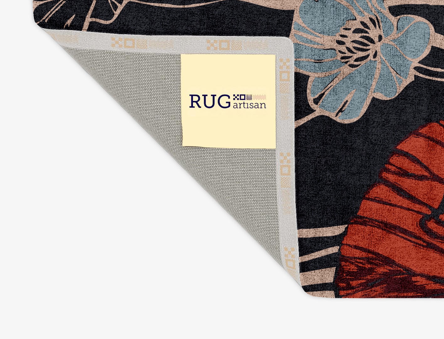 Sunken Garden Floral Rectangle Hand Tufted Bamboo Silk Custom Rug by Rug Artisan