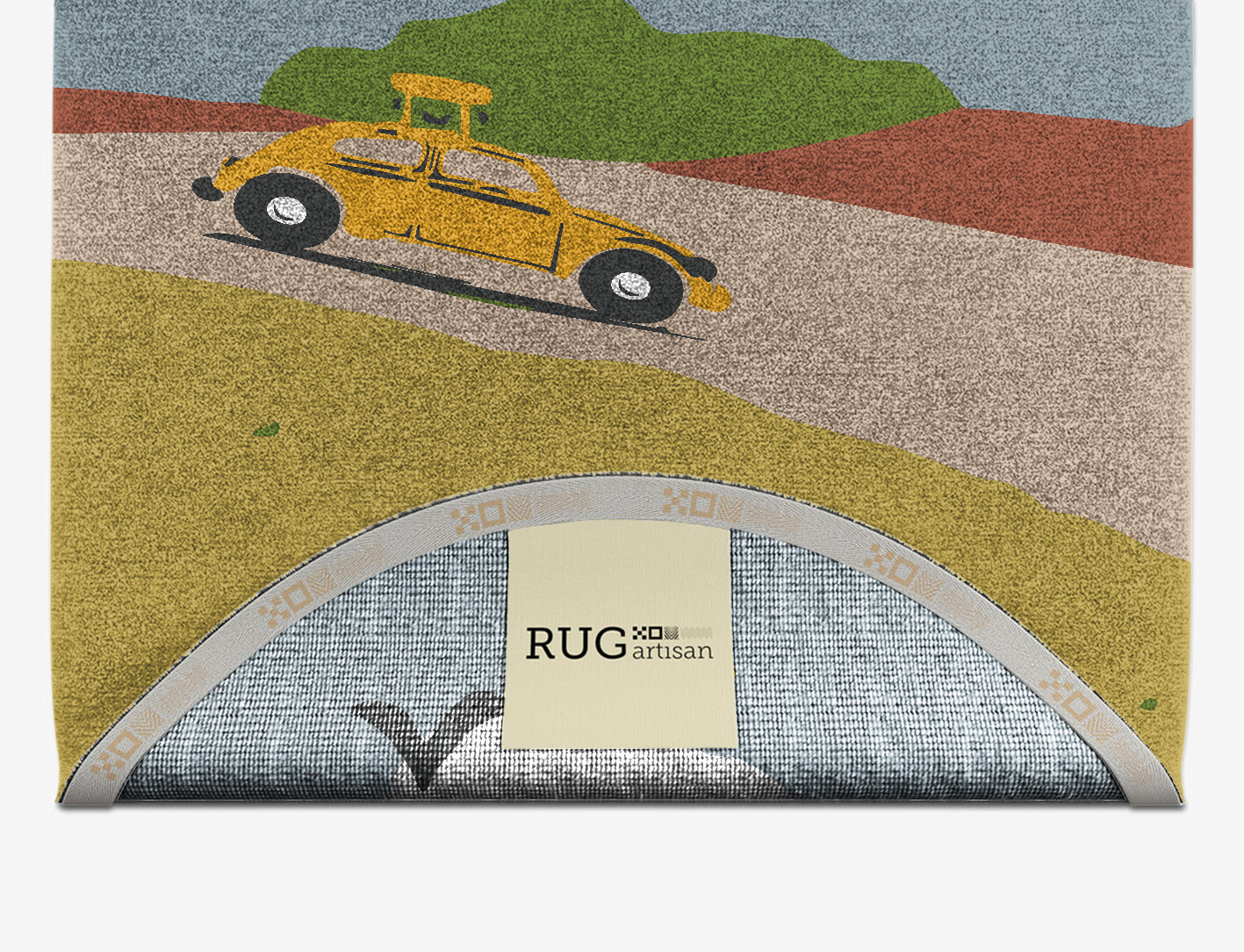 Sunny Race Kid Capsule Hand Knotted Tibetan Wool Custom Rug by Rug Artisan