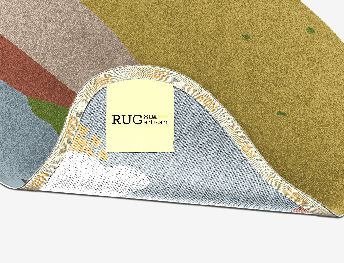 Sunny Race Kid Splash Hand Knotted Tibetan Wool Custom Rug by Rug Artisan