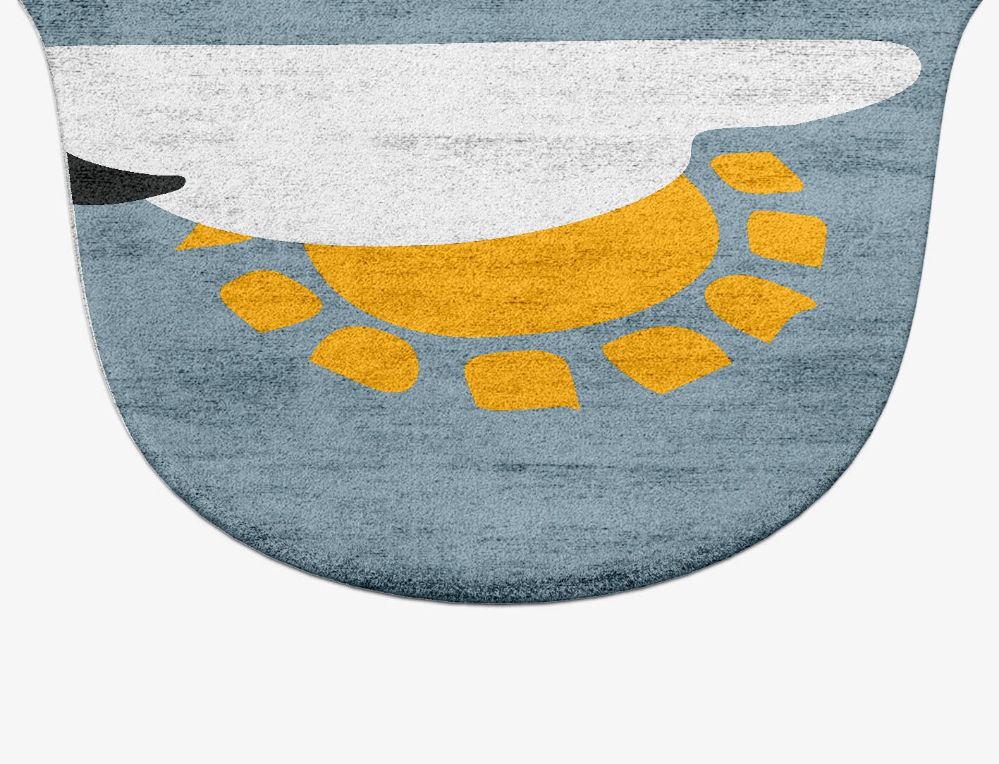 Sunny Race Kid Drop Hand Tufted Bamboo Silk Custom Rug by Rug Artisan