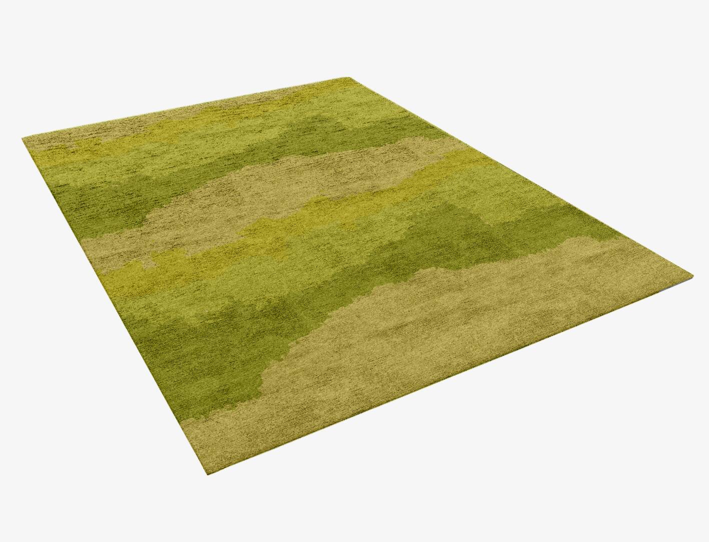 Sunnyville Gradation Rectangle Hand Knotted Bamboo Silk Custom Rug by Rug Artisan