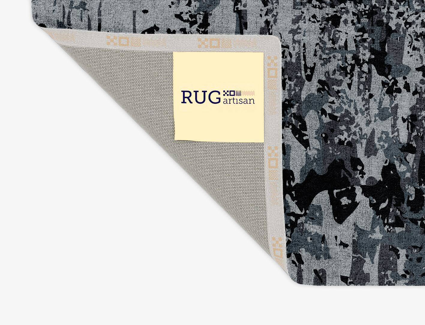 Surface Smog Monochrome Rectangle Hand Tufted Bamboo Silk Custom Rug by Rug Artisan