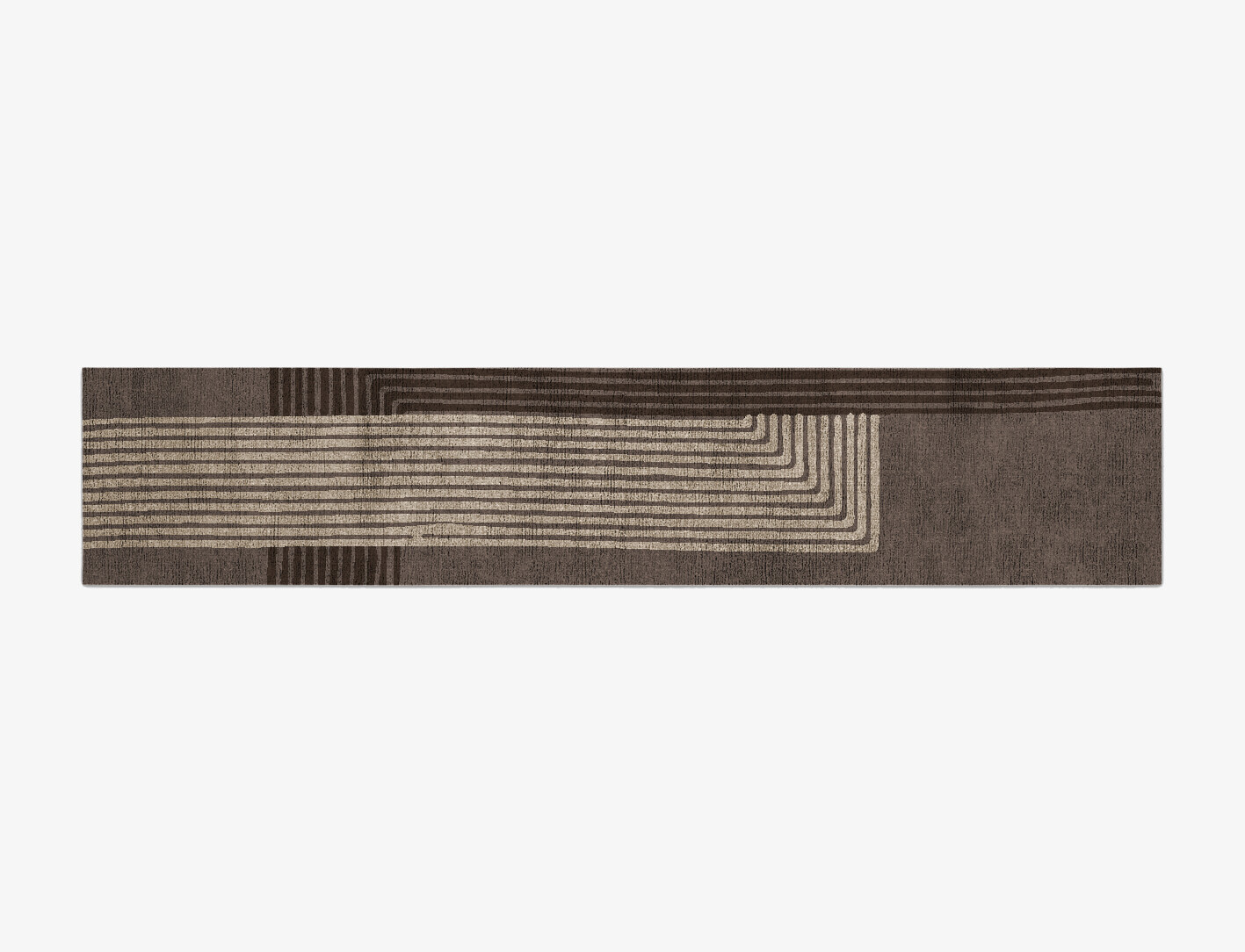 Surly Minimalist Runner Flatweave Bamboo Silk Custom Rug by Rug Artisan