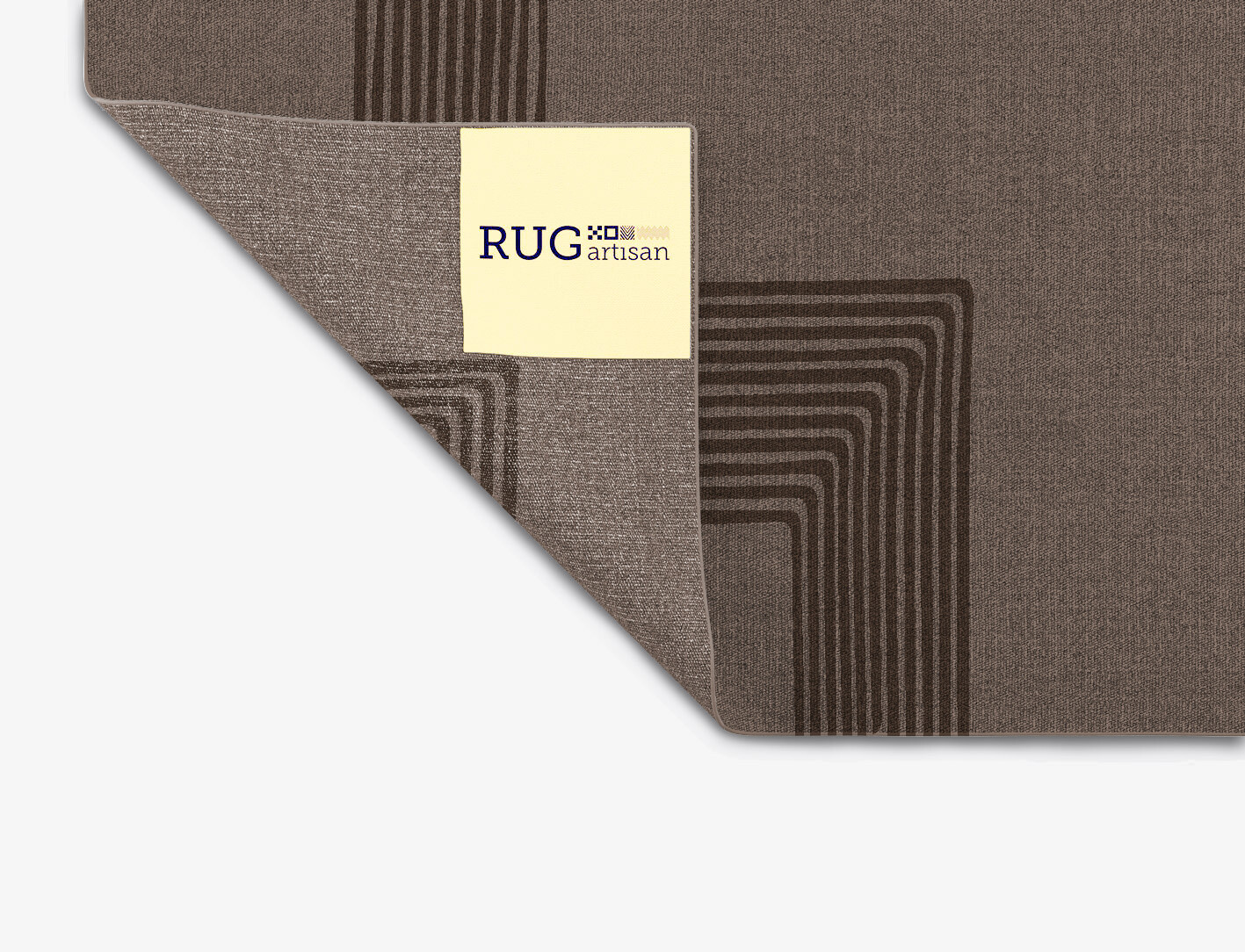 Surly Minimalist Square Flatweave New Zealand Wool Custom Rug by Rug Artisan