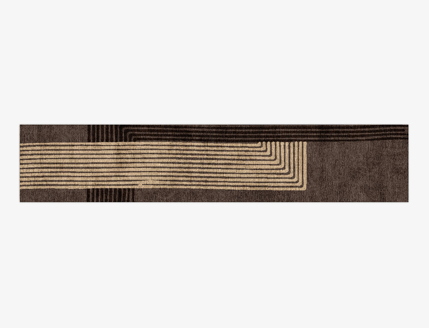 Surly Minimalist Runner Hand Knotted Bamboo Silk Custom Rug by Rug Artisan