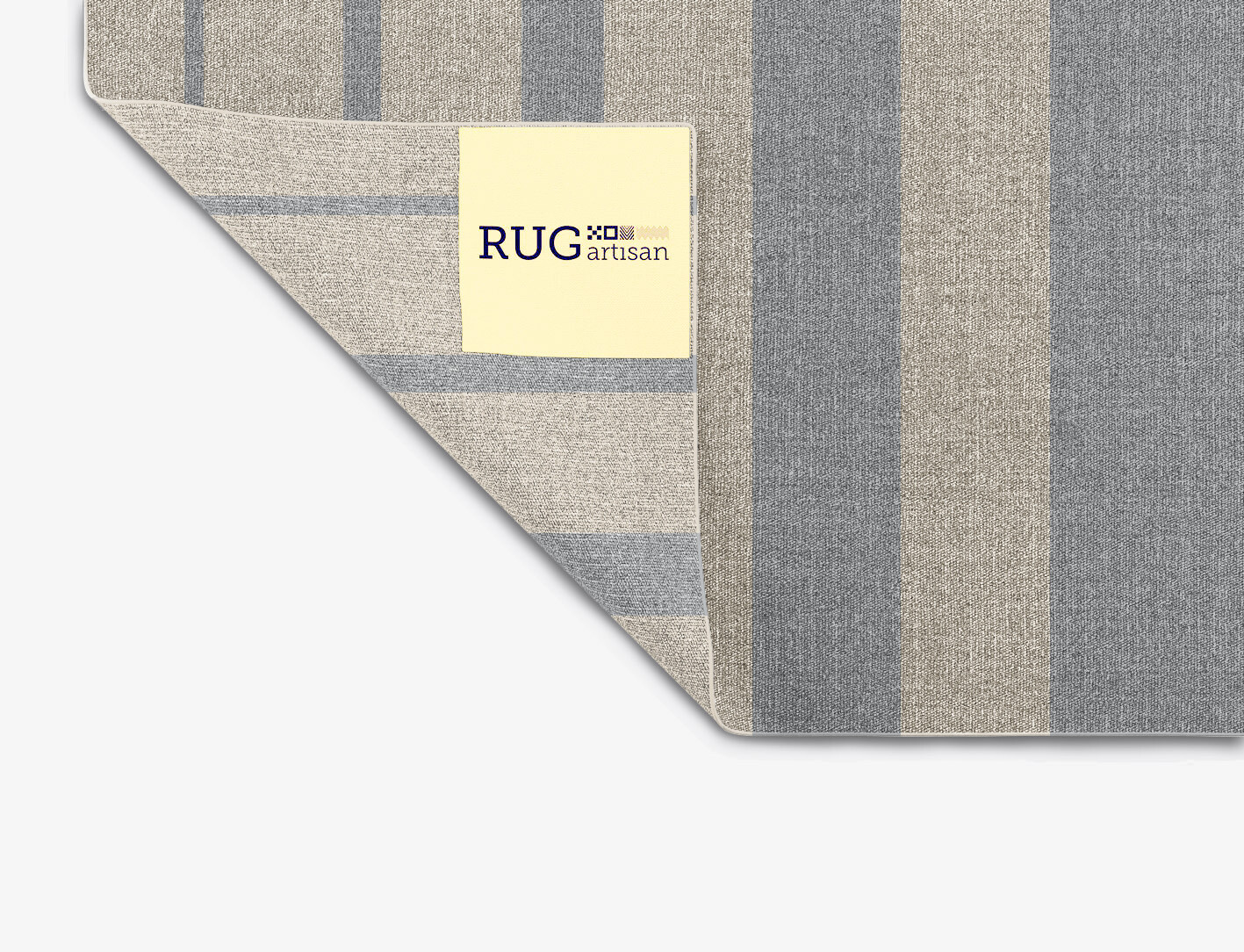 Swanson Geometric Rectangle Flatweave New Zealand Wool Custom Rug by Rug Artisan