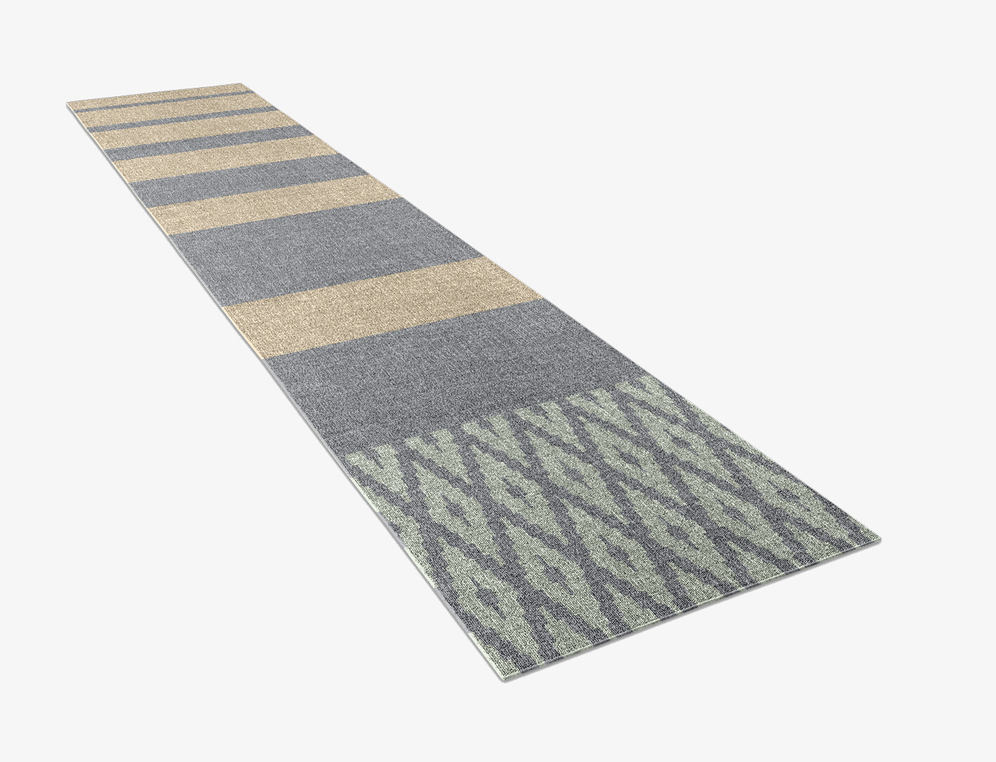Swanson Geometric Runner Outdoor Recycled Yarn Custom Rug by Rug Artisan