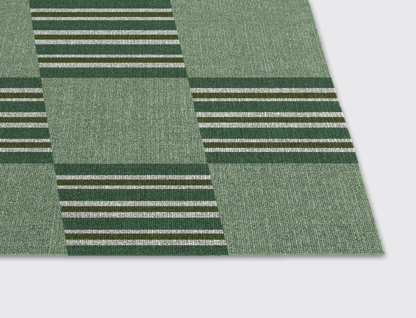 Sward Geometric Rectangle Flatweave New Zealand Wool Custom Rug by Rug Artisan