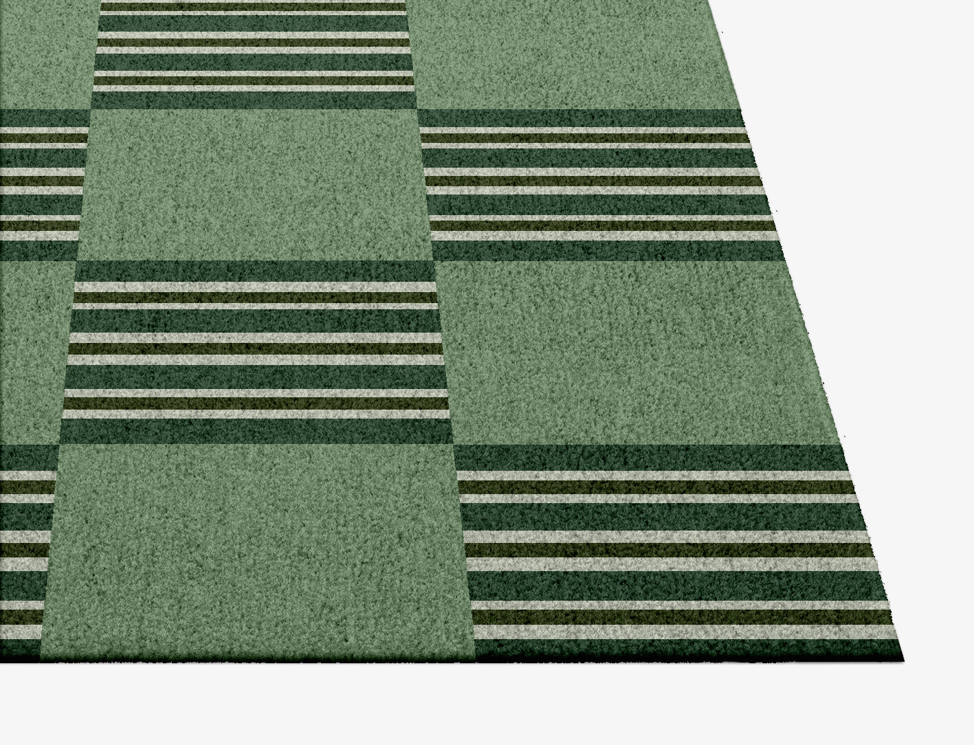 Sward Geometric Square Hand Knotted Tibetan Wool Custom Rug by Rug Artisan