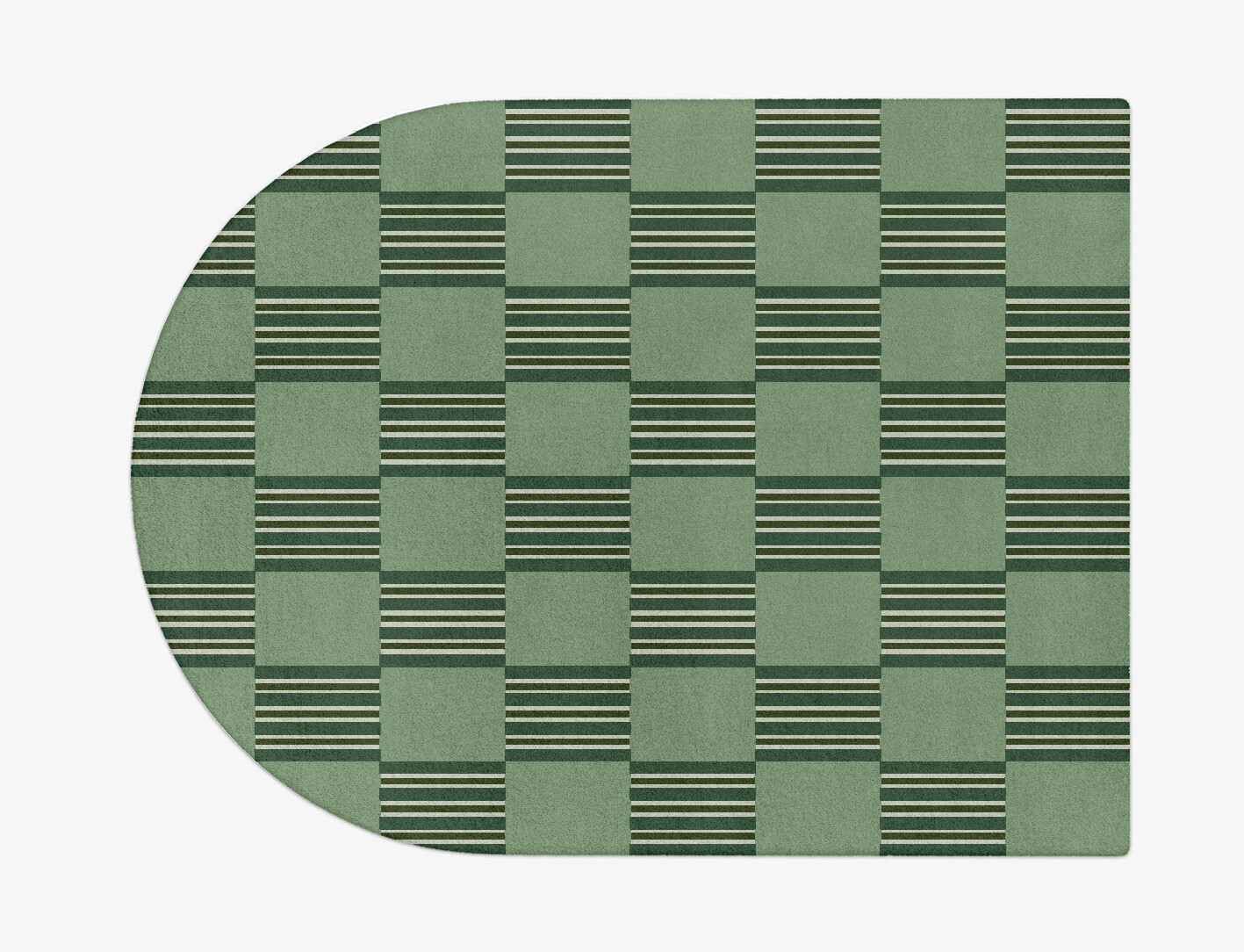 Sward Geometric Arch Hand Tufted Pure Wool Custom Rug by Rug Artisan