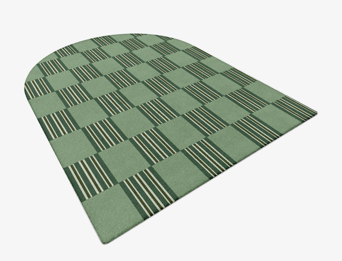 Sward Geometric Arch Hand Tufted Pure Wool Custom Rug by Rug Artisan