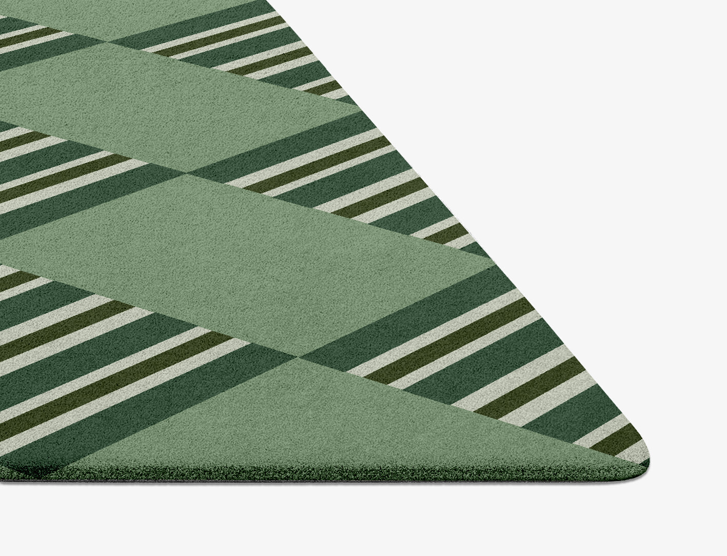Sward Geometric Diamond Hand Tufted Pure Wool Custom Rug by Rug Artisan