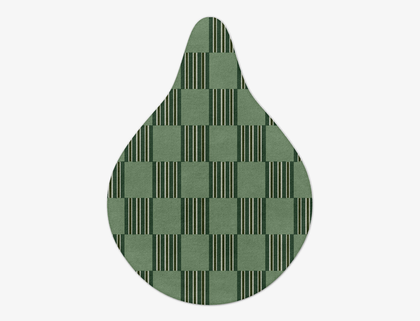 Sward Geometric Drop Hand Tufted Pure Wool Custom Rug by Rug Artisan