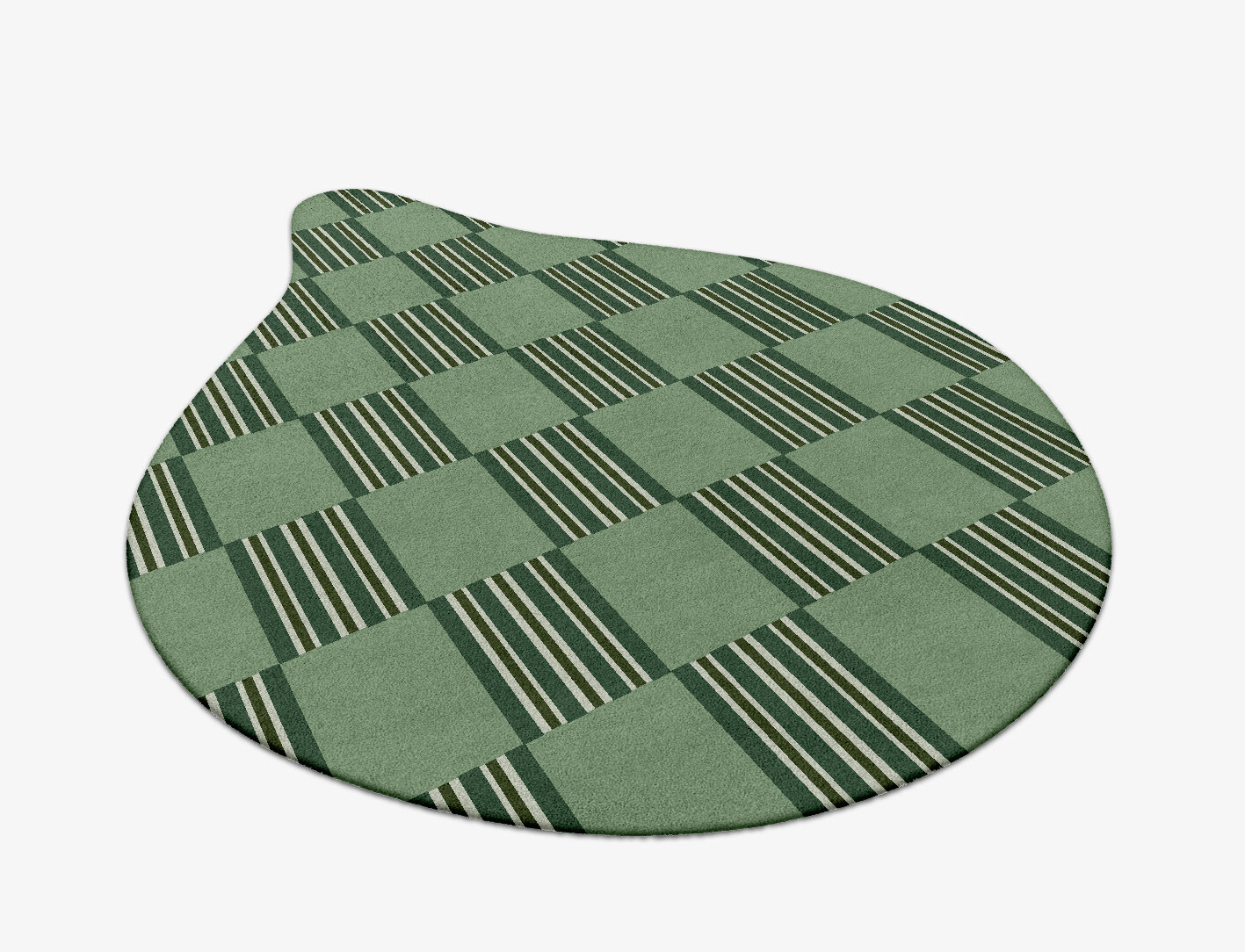 Sward Geometric Drop Hand Tufted Pure Wool Custom Rug by Rug Artisan