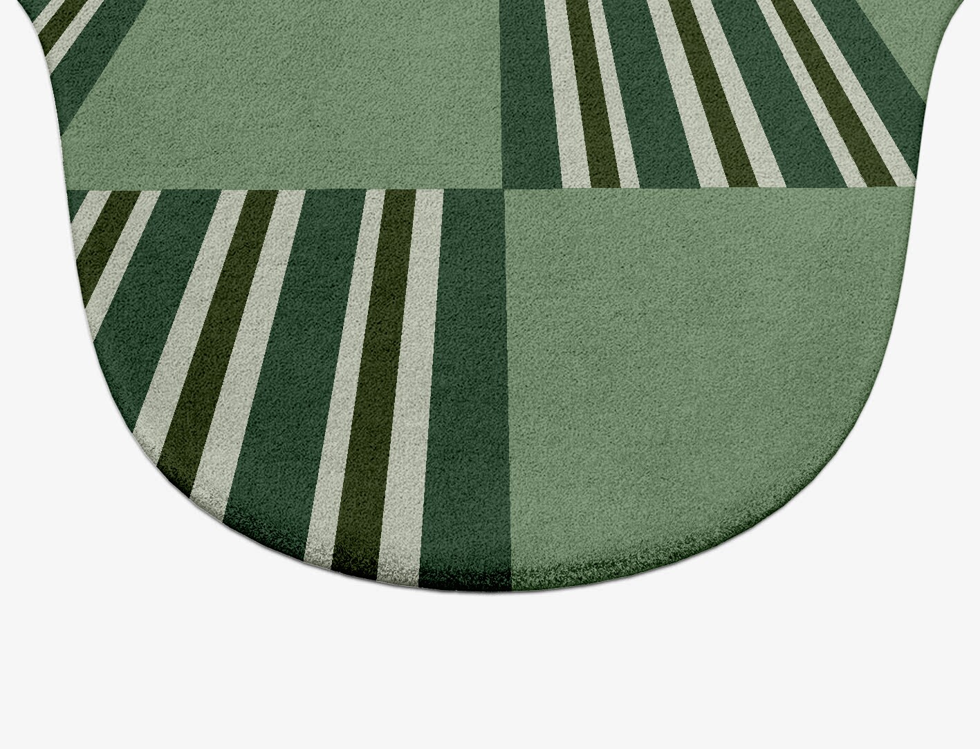 Sward Geometric Drop Hand Tufted Pure Wool Custom Rug by Rug Artisan