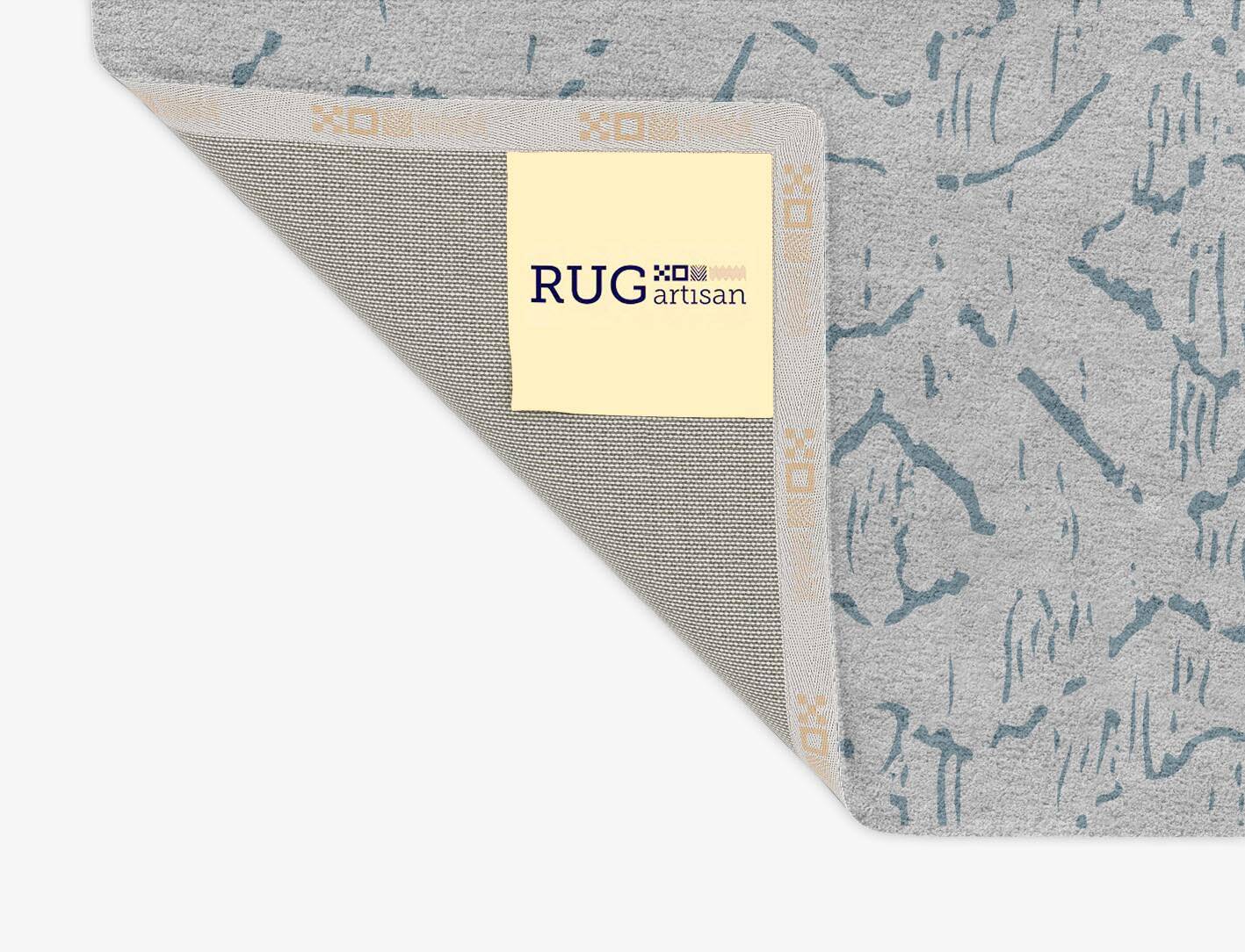 Sway Cerulean Rectangle Hand Tufted Pure Wool Custom Rug by Rug Artisan