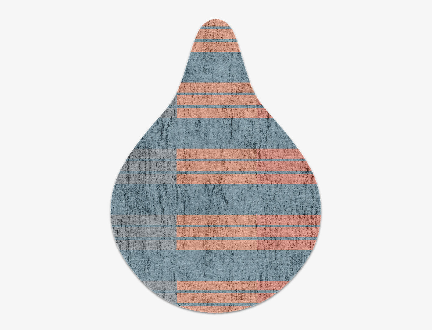 Sweep Minimalist Drop Hand Knotted Bamboo Silk Custom Rug by Rug Artisan