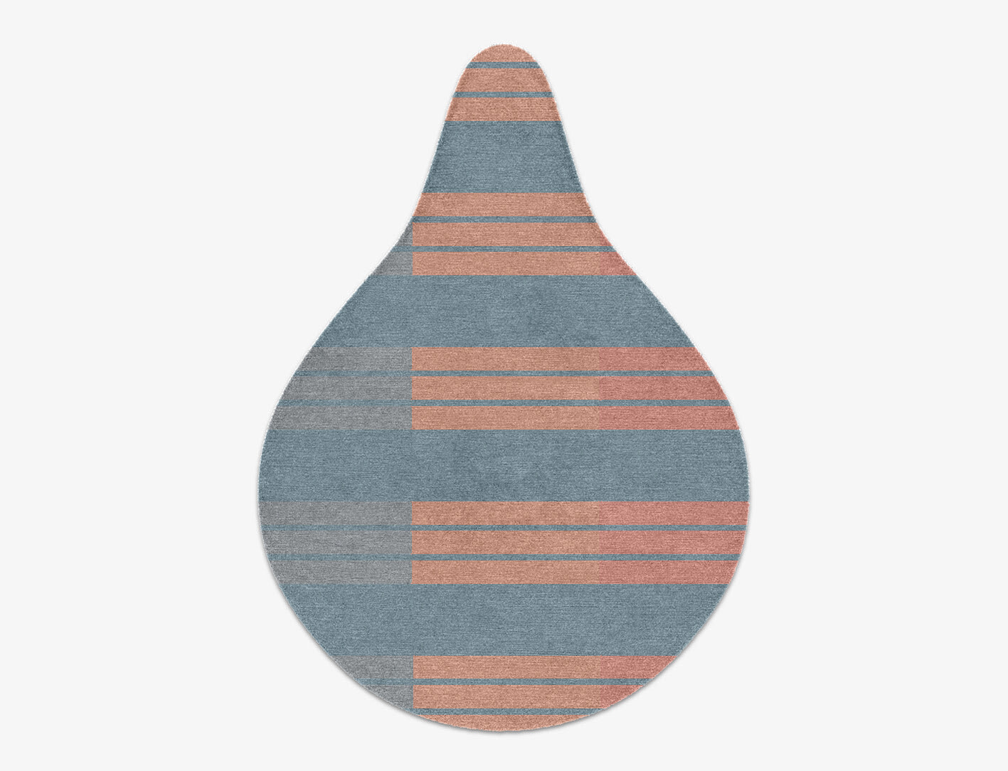 Sweep Minimalist Drop Hand Knotted Tibetan Wool Custom Rug by Rug Artisan